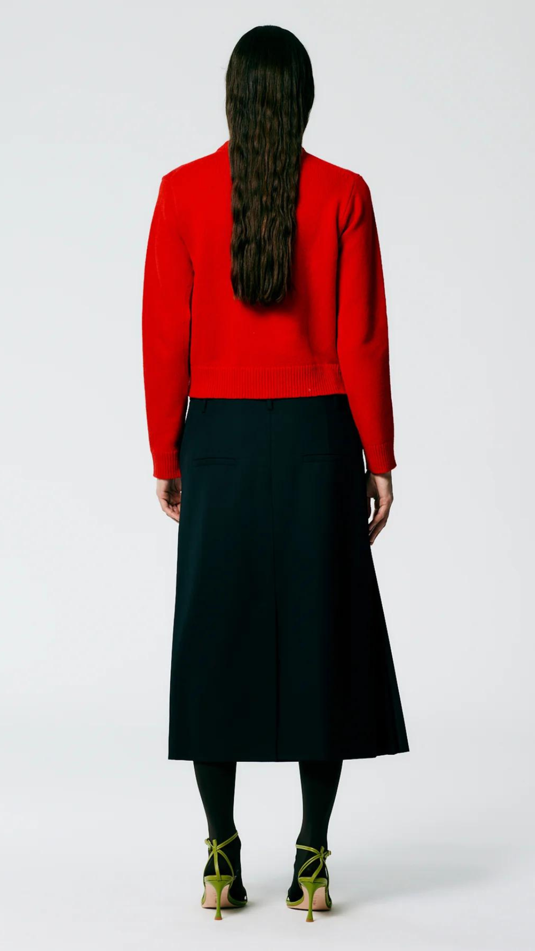 Tibi Grain De Poudre Trouser Skirt