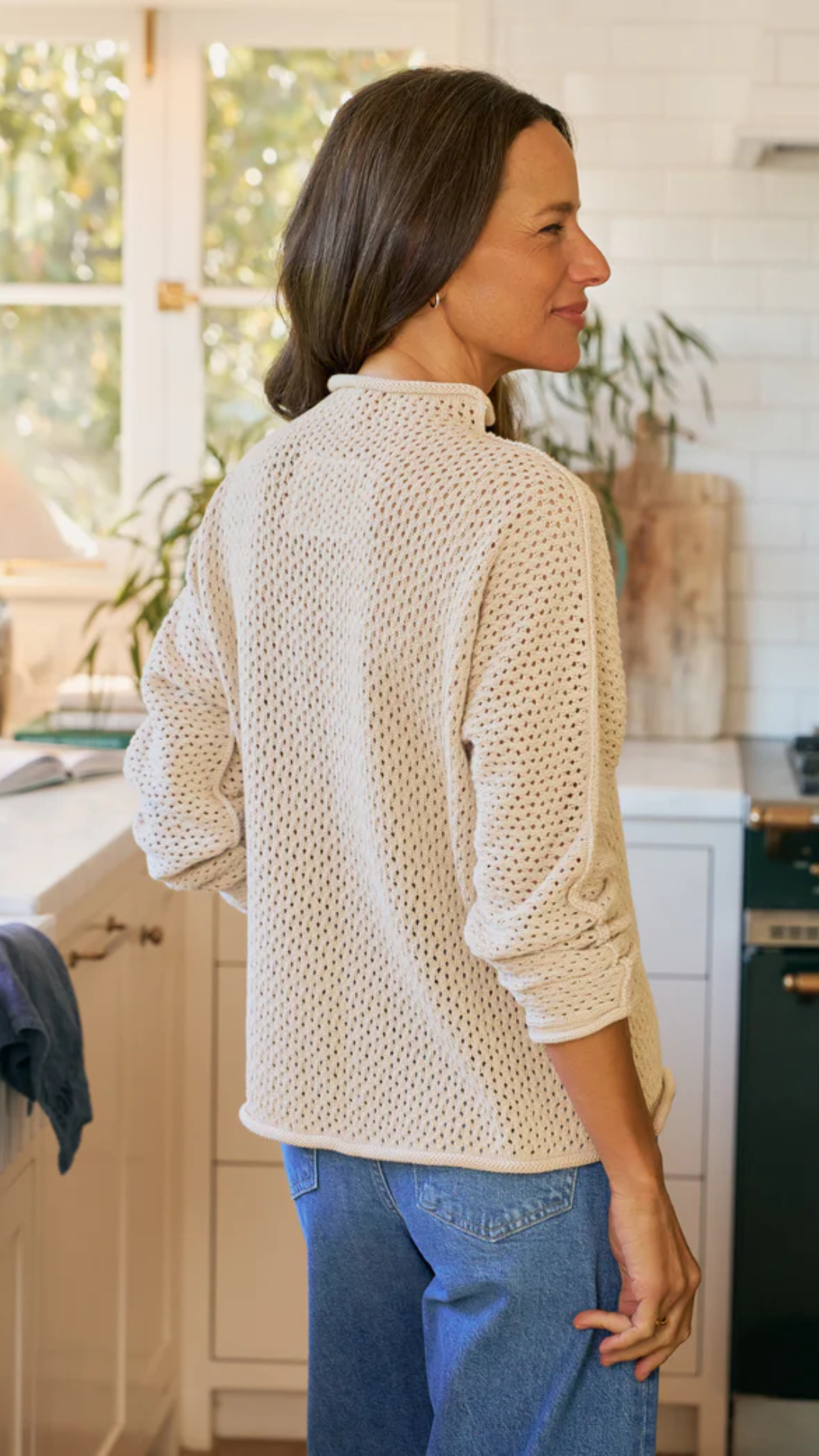 Frank & Eileen Monterey Pointelle Sweater