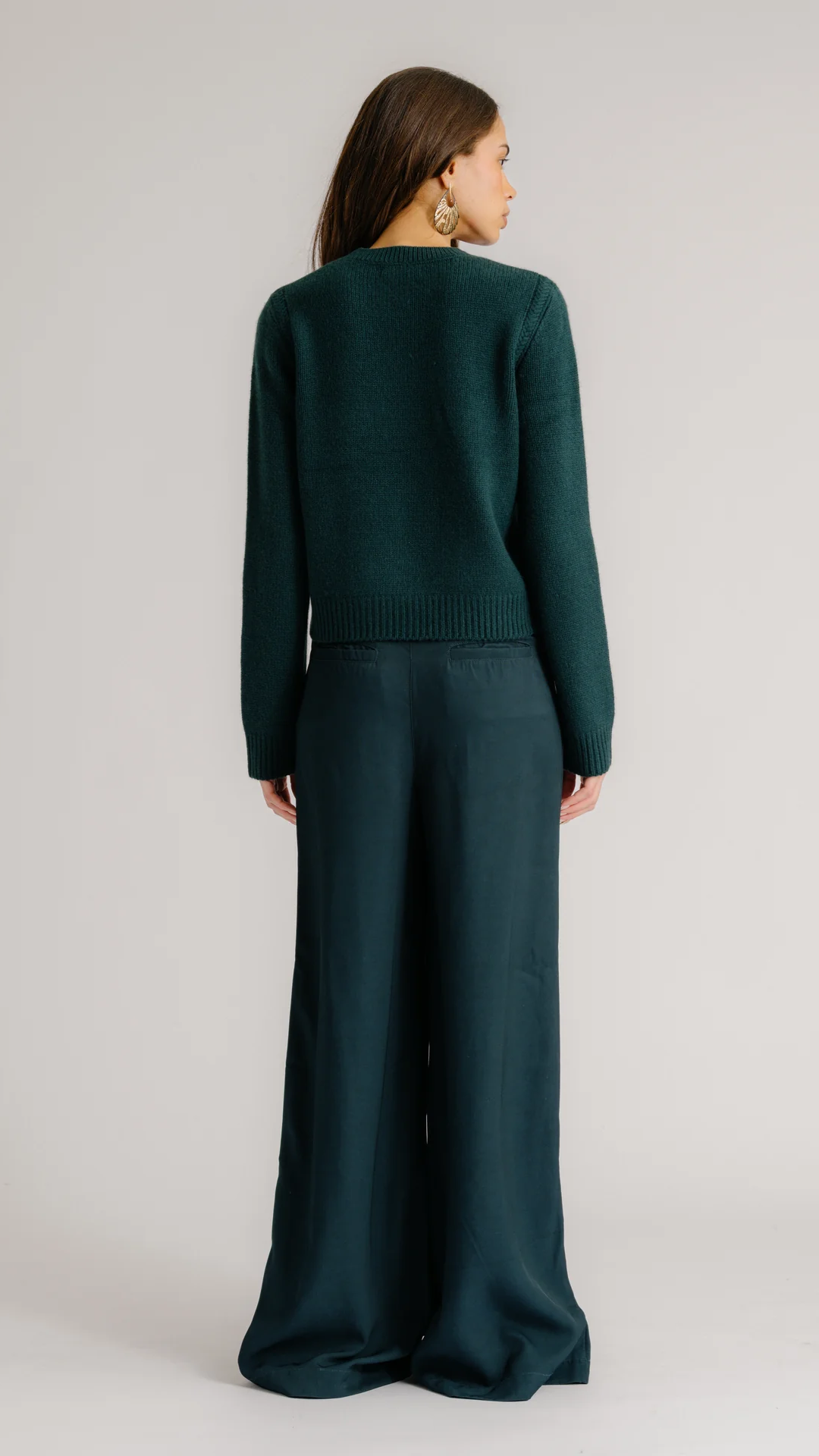 Sablyn Noa Shrunken Crewneck Sweater in Sacramento