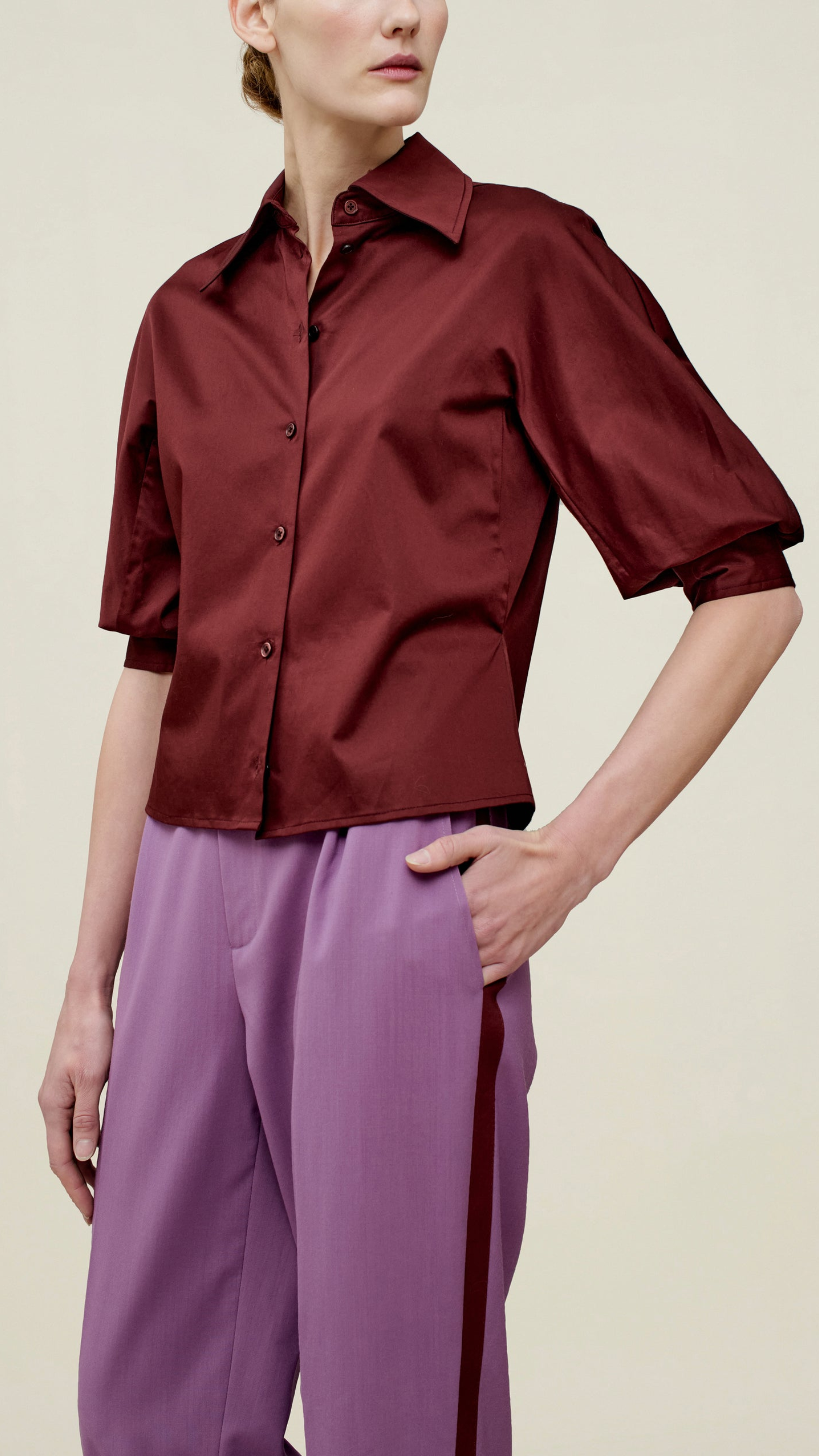 Kallmeyer Colette 3/4 Sleeve Button Down