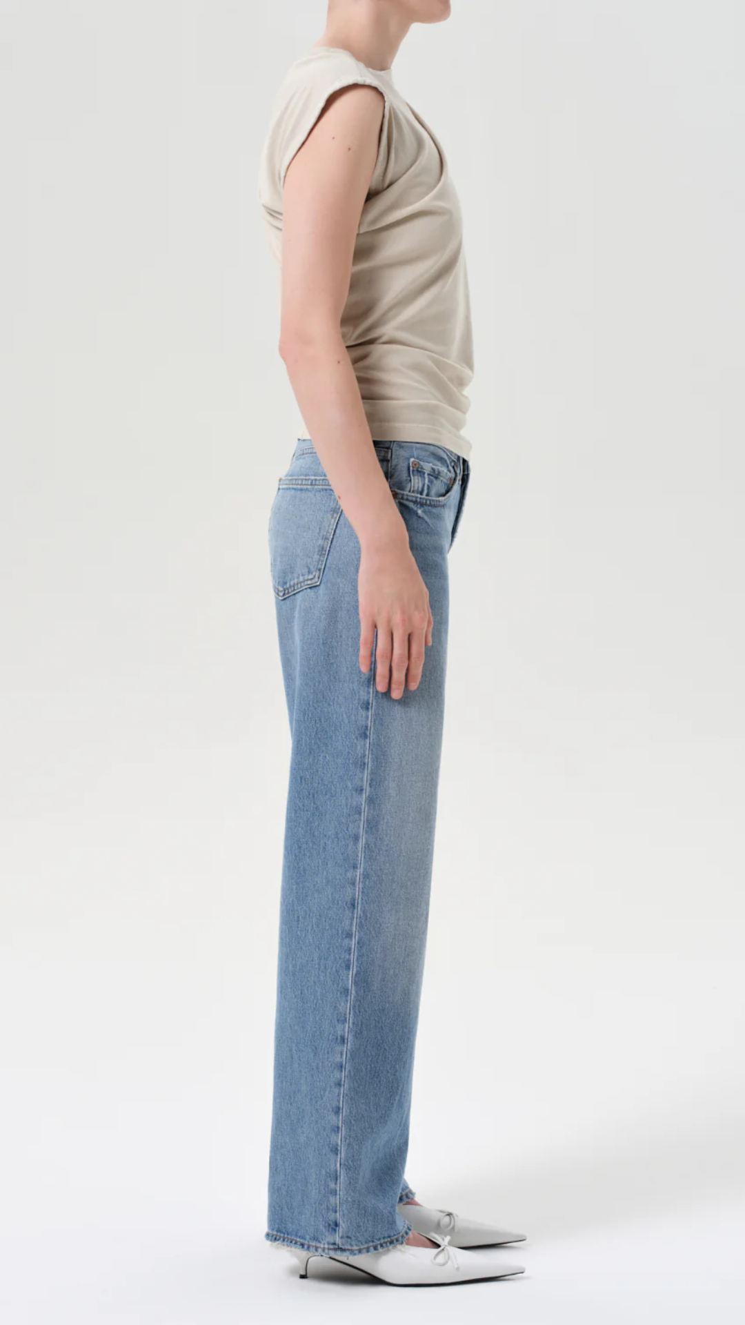 Agolde Low Rise Loose Jean in Vault