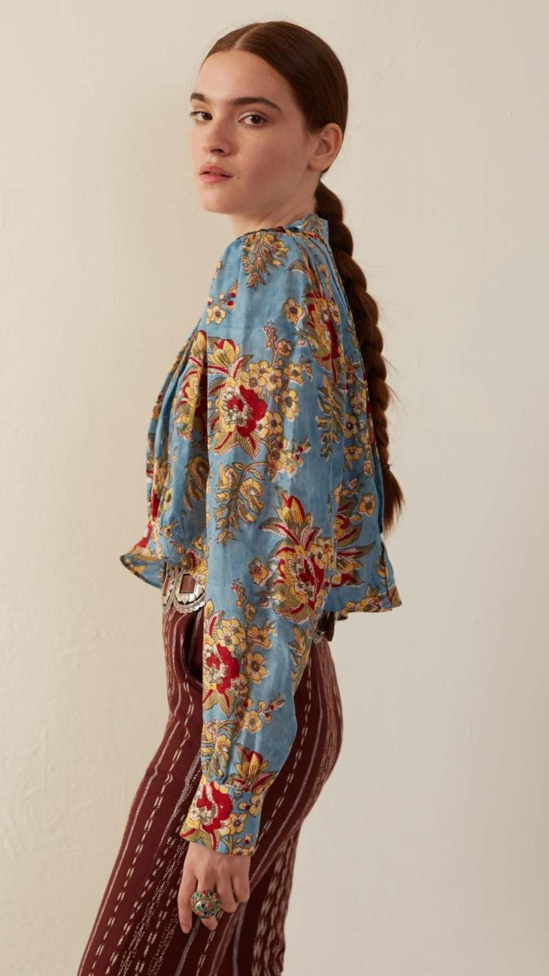 Alix of Bohemia Rhiannon Azure Blouse