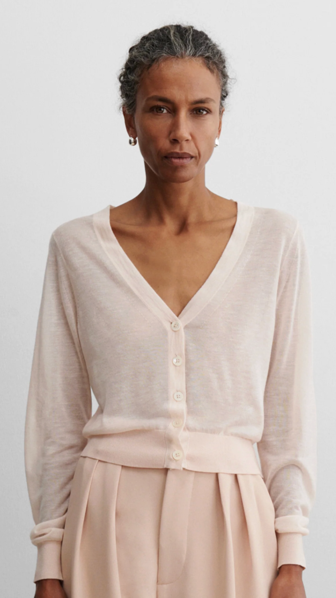 Rachel Comey Essere Cardigan in Blush