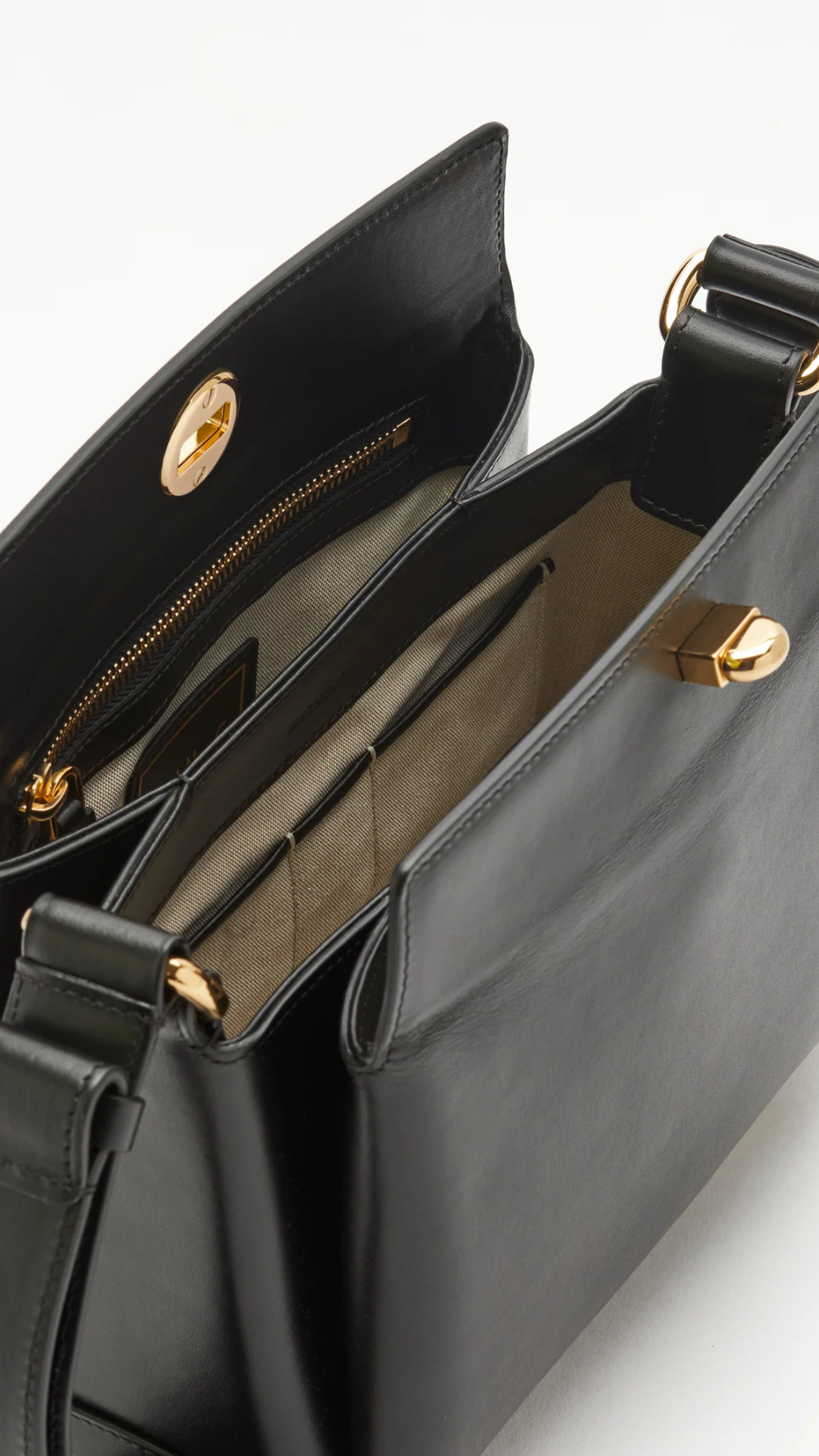 Plan C Small Shoulder Bag in Black