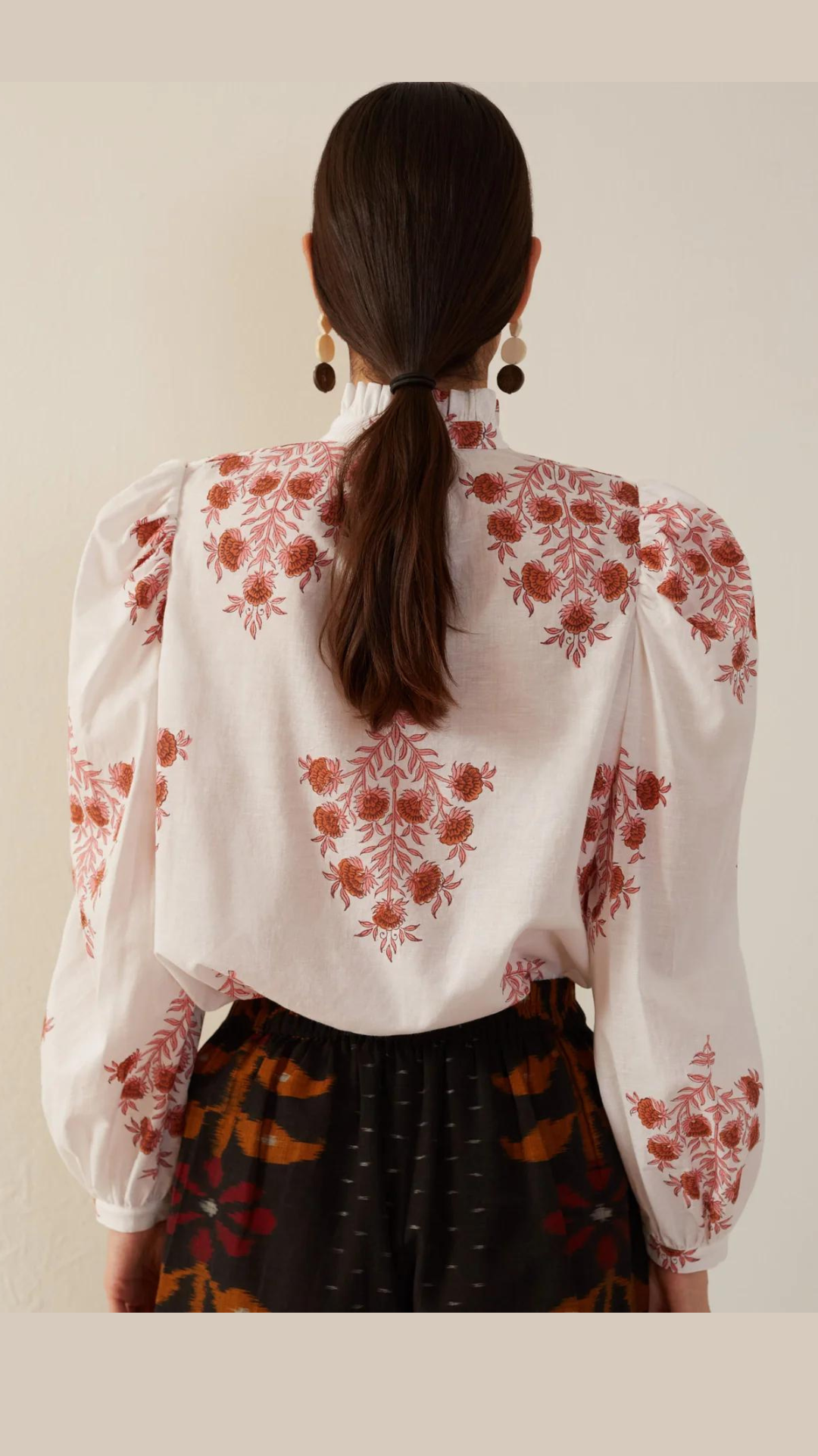 Alix of Bohemia Annabel Pink Dahlia Blouse