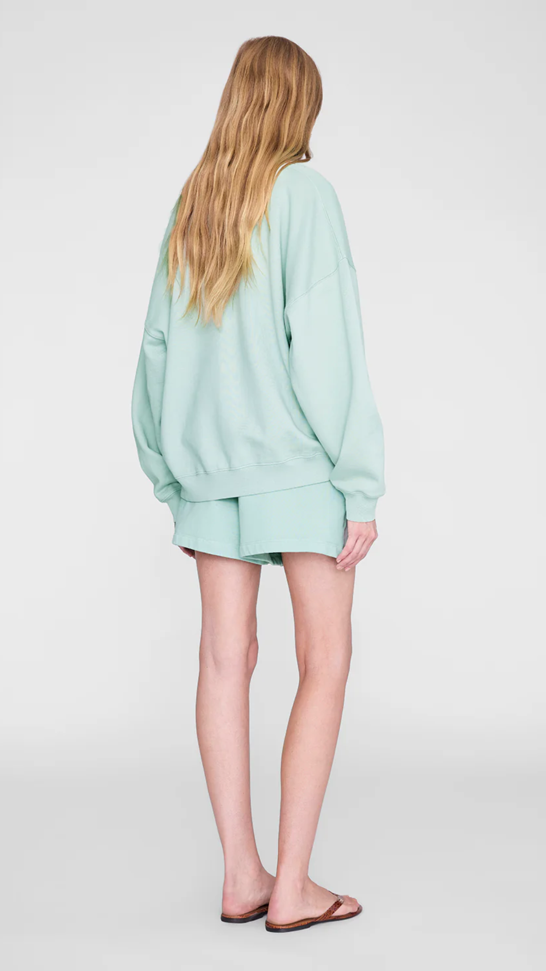 Anine Bing Miles Sweatshirt in Green