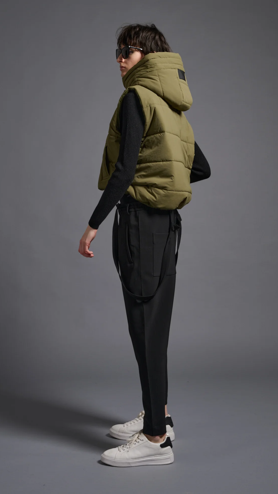COG The Big Smoke Morgan Hoody Vest in Matcha