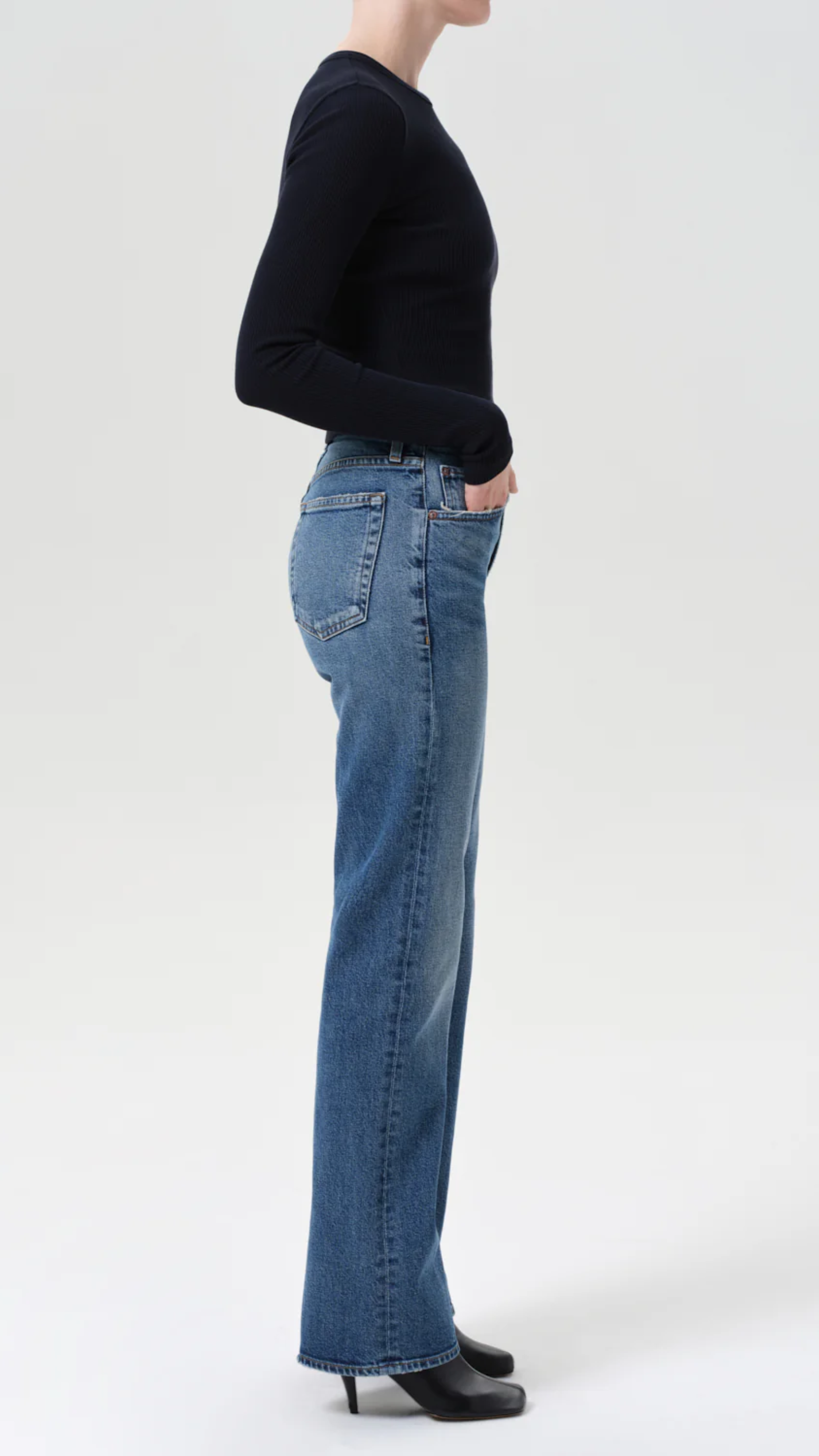 Agolde Kick Boot Jean in Curve