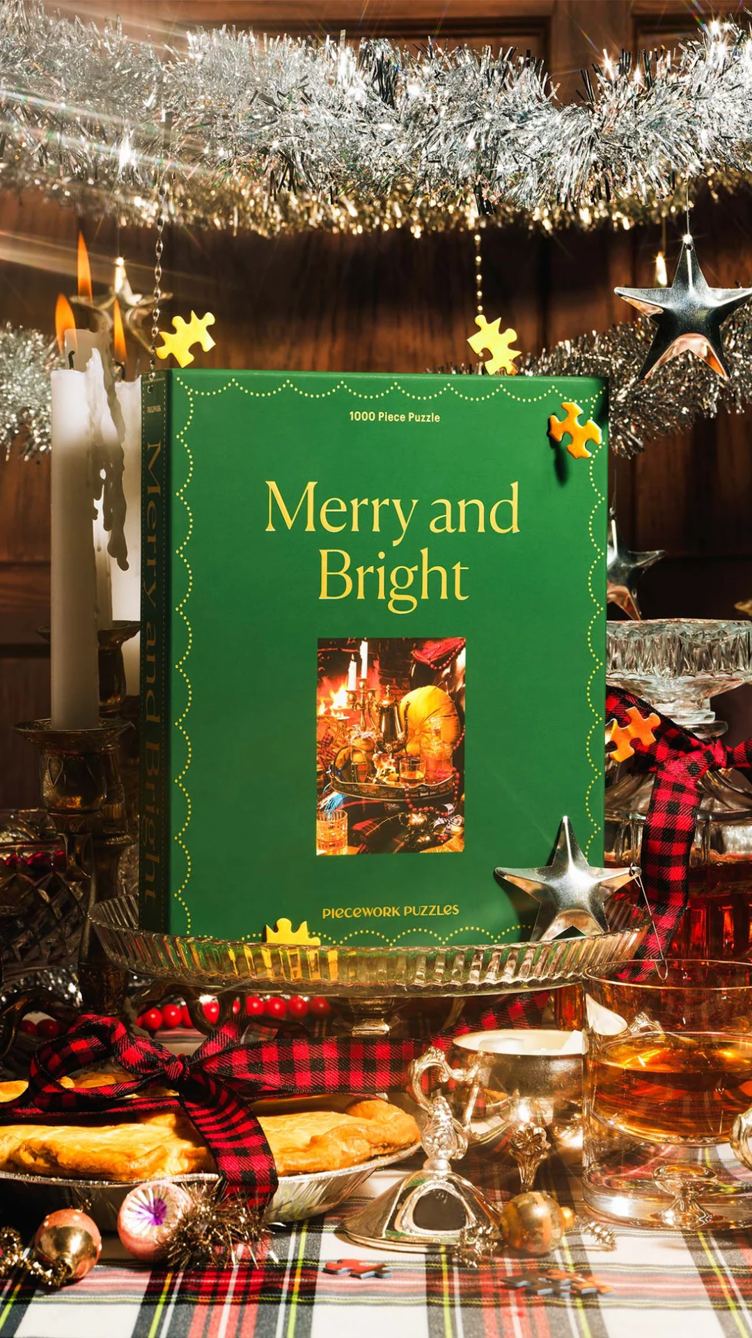 Piecework Puzzles Merry & Bright 1000 Piece Puzzle