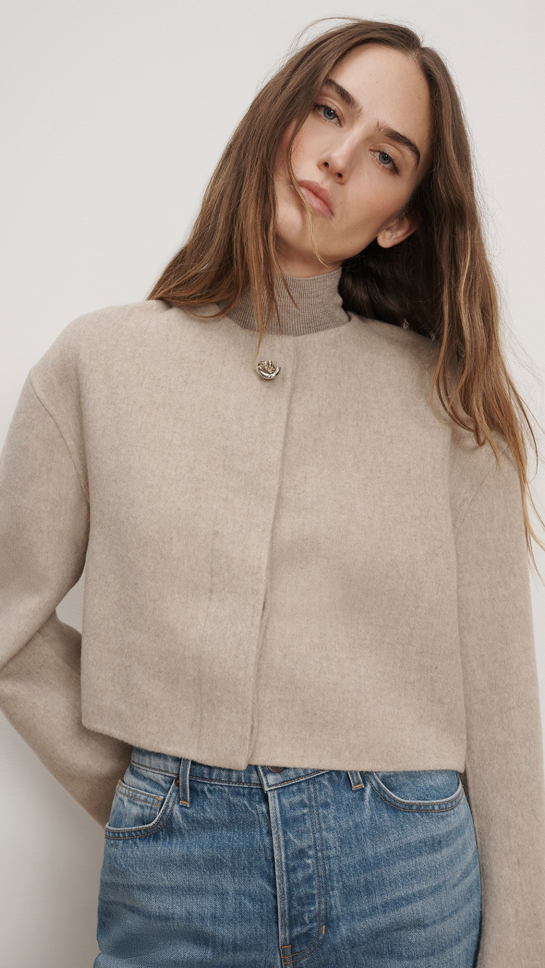 Veronica Beard Philips Jacket in Oatmeal