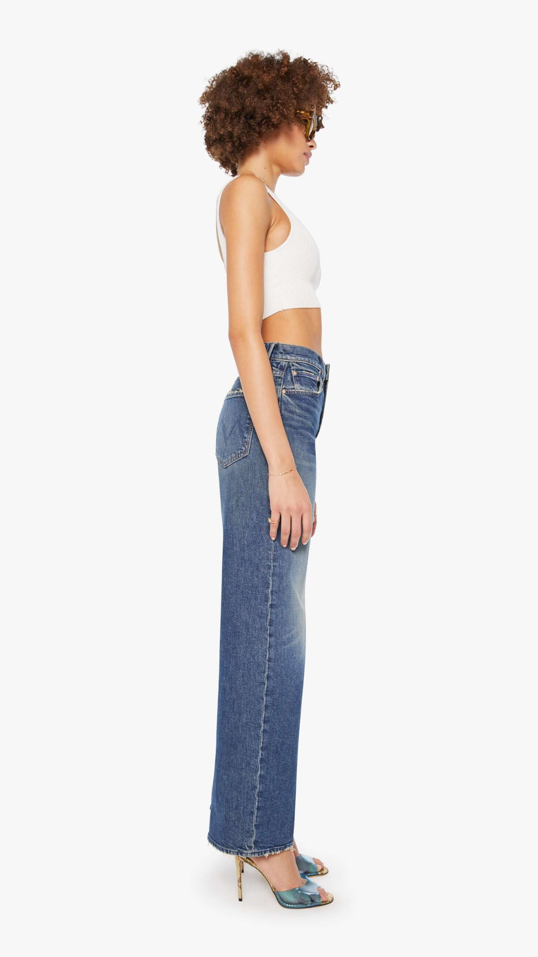 Mother The Lasso Sneak Jean in Punk Nouveau