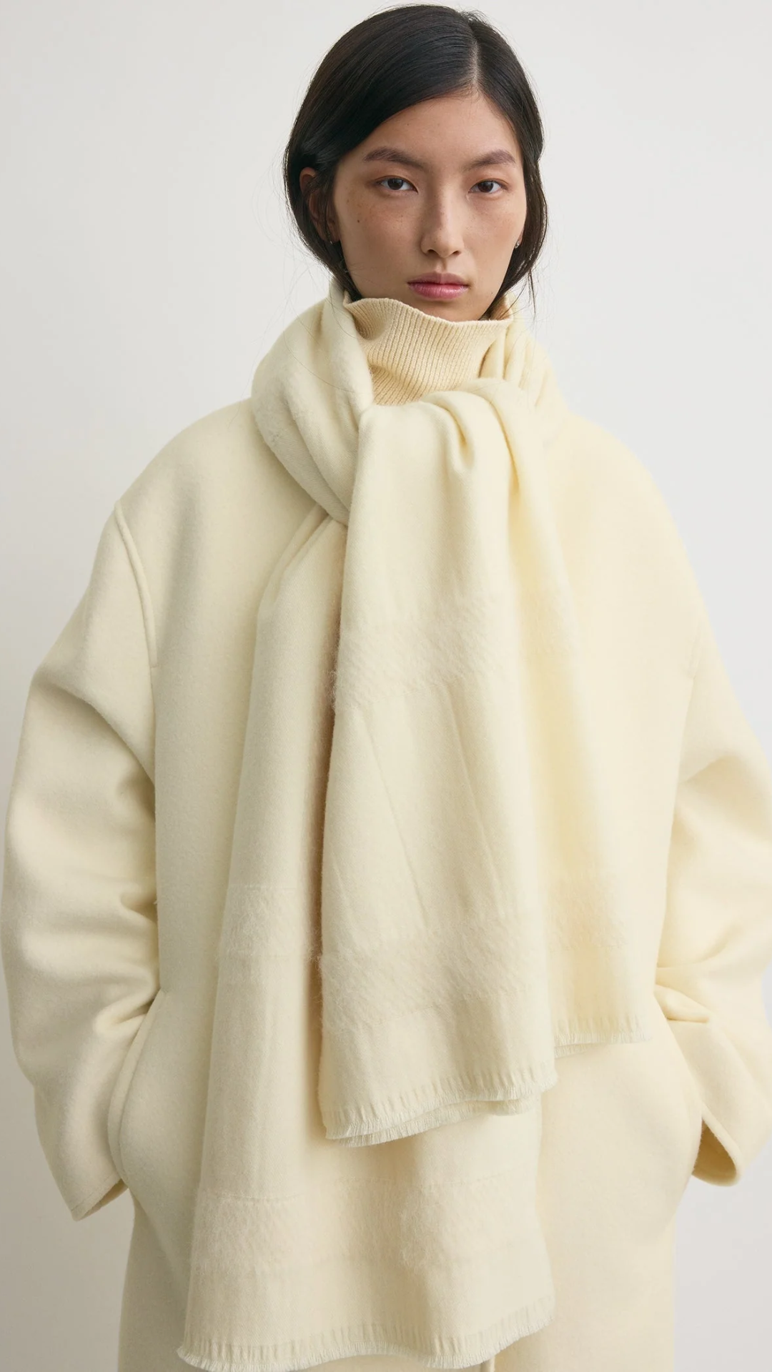 Toteme Monogram Twill Scarf