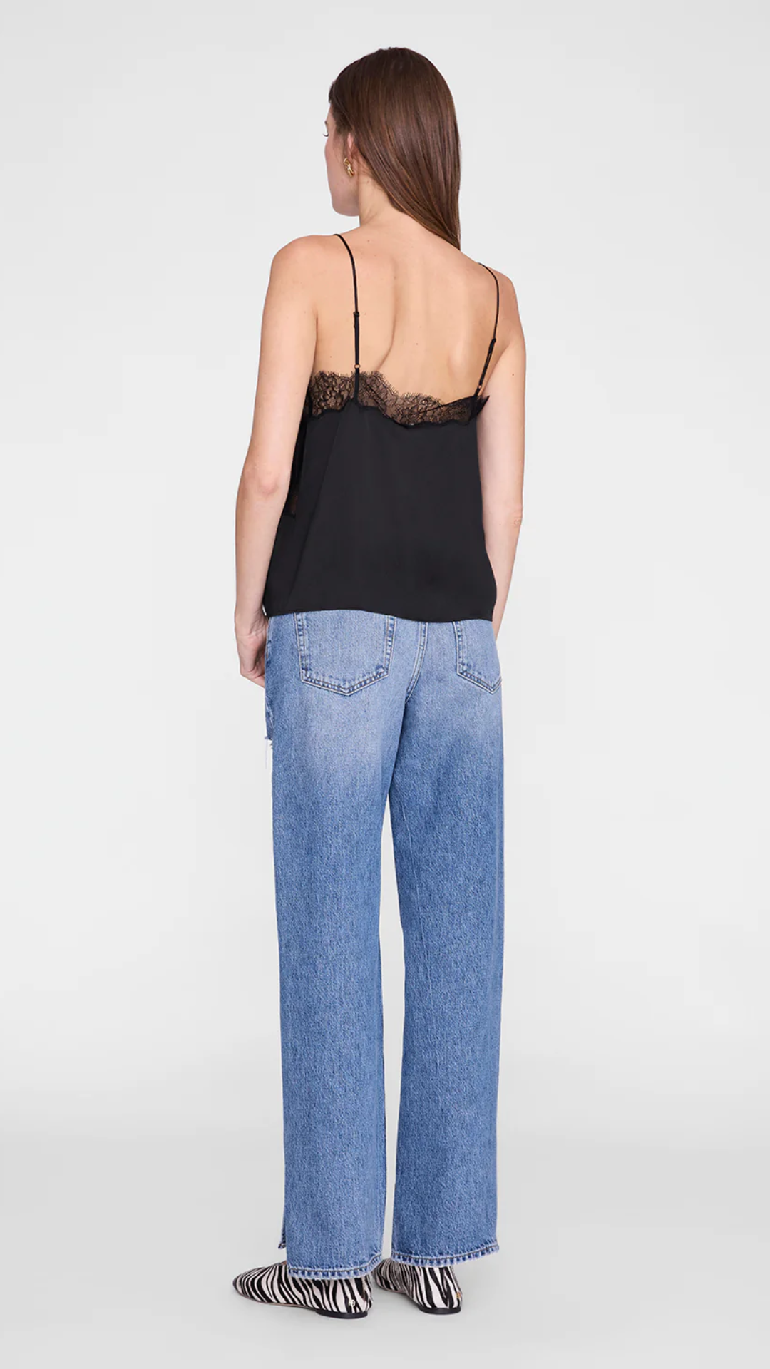Anine Bing Mael Camisole in Black