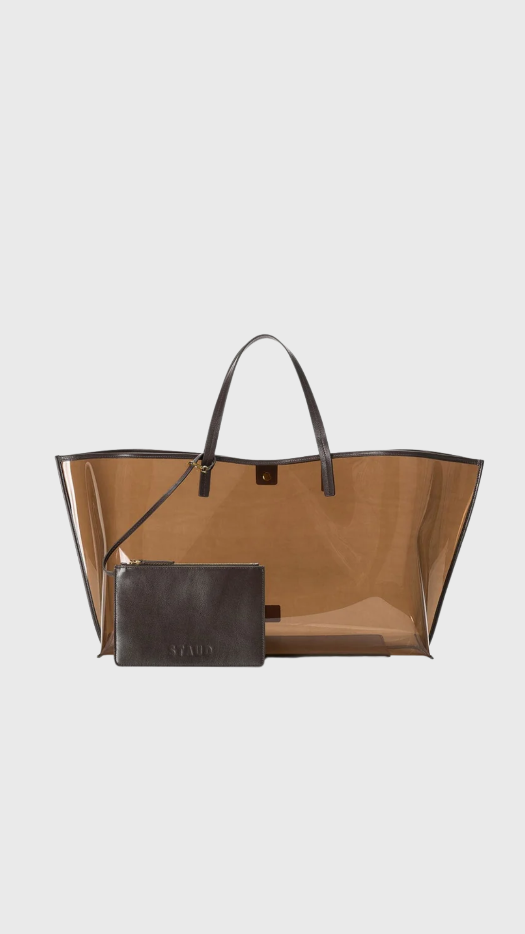 Staud Christos Large Tote in Espresso