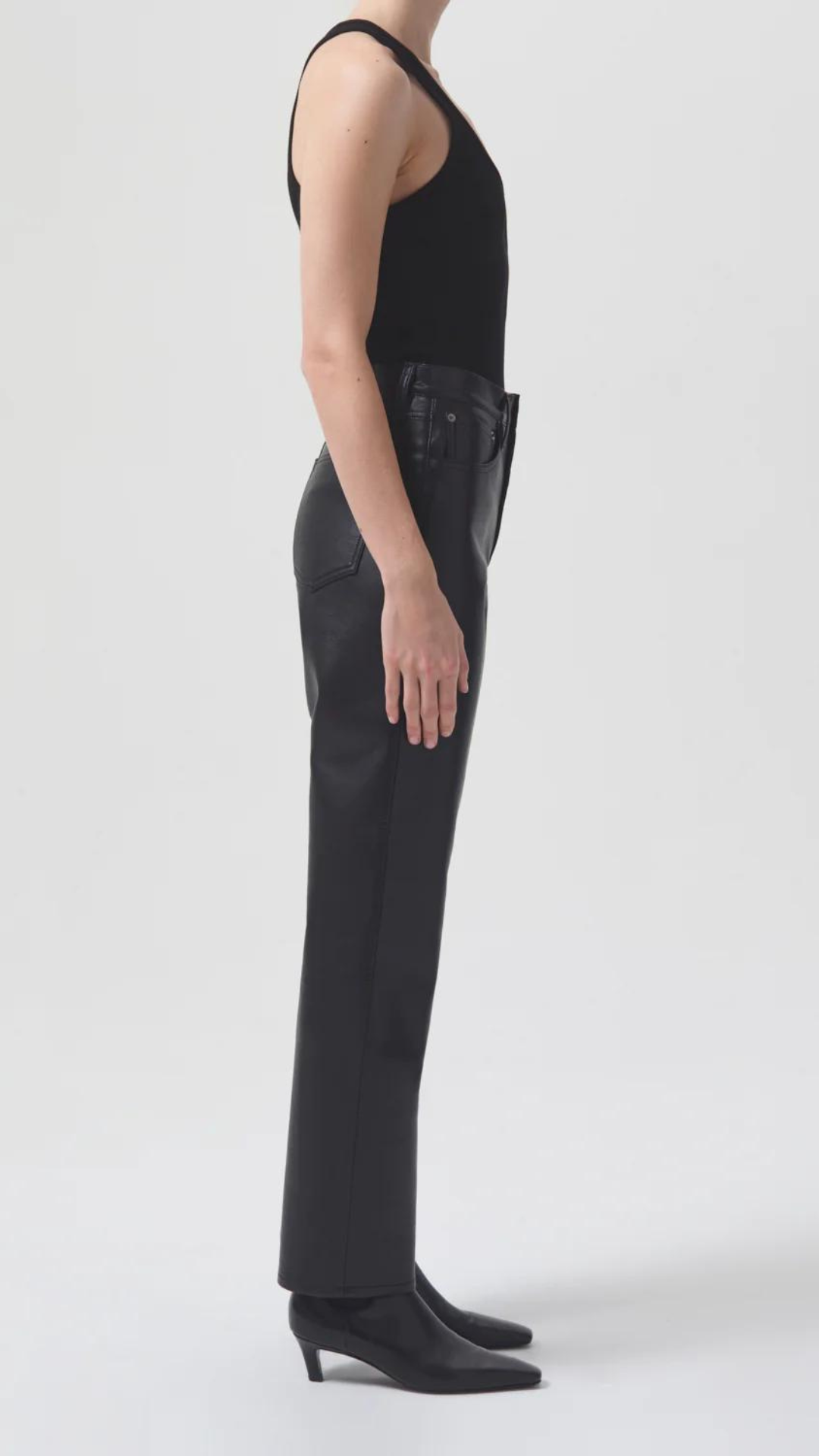 Agolde Recycled Leather 90's Pinch Waist