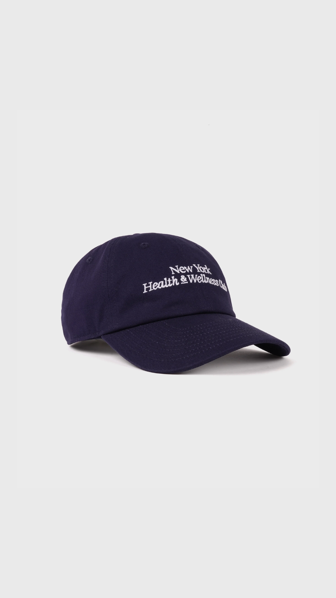 Sporty & Rich Modern Hat in Dark Navy/White