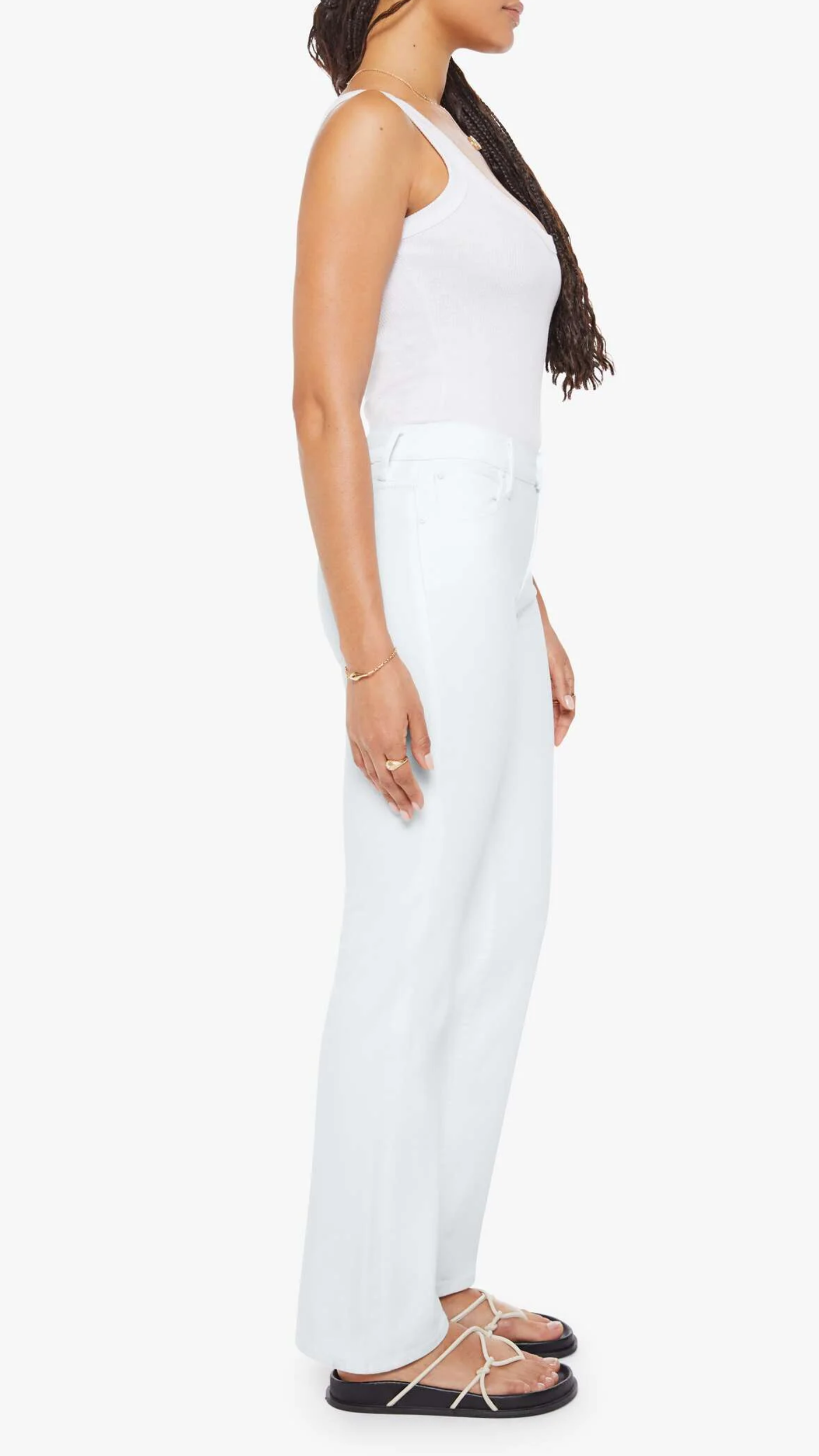 Mother PETITES The Lil Kick It Jean in Totally Innocent