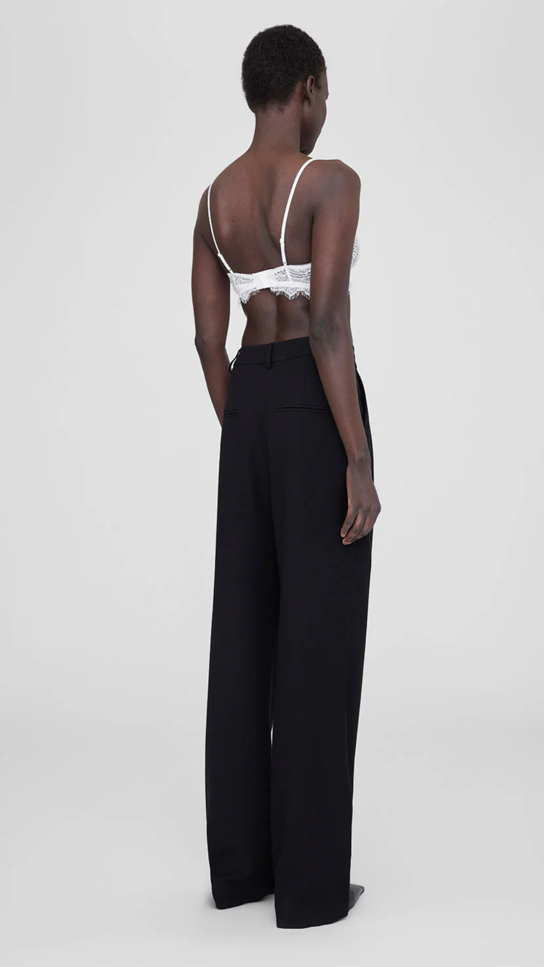 Anine Bing Lace Bra in Ivory