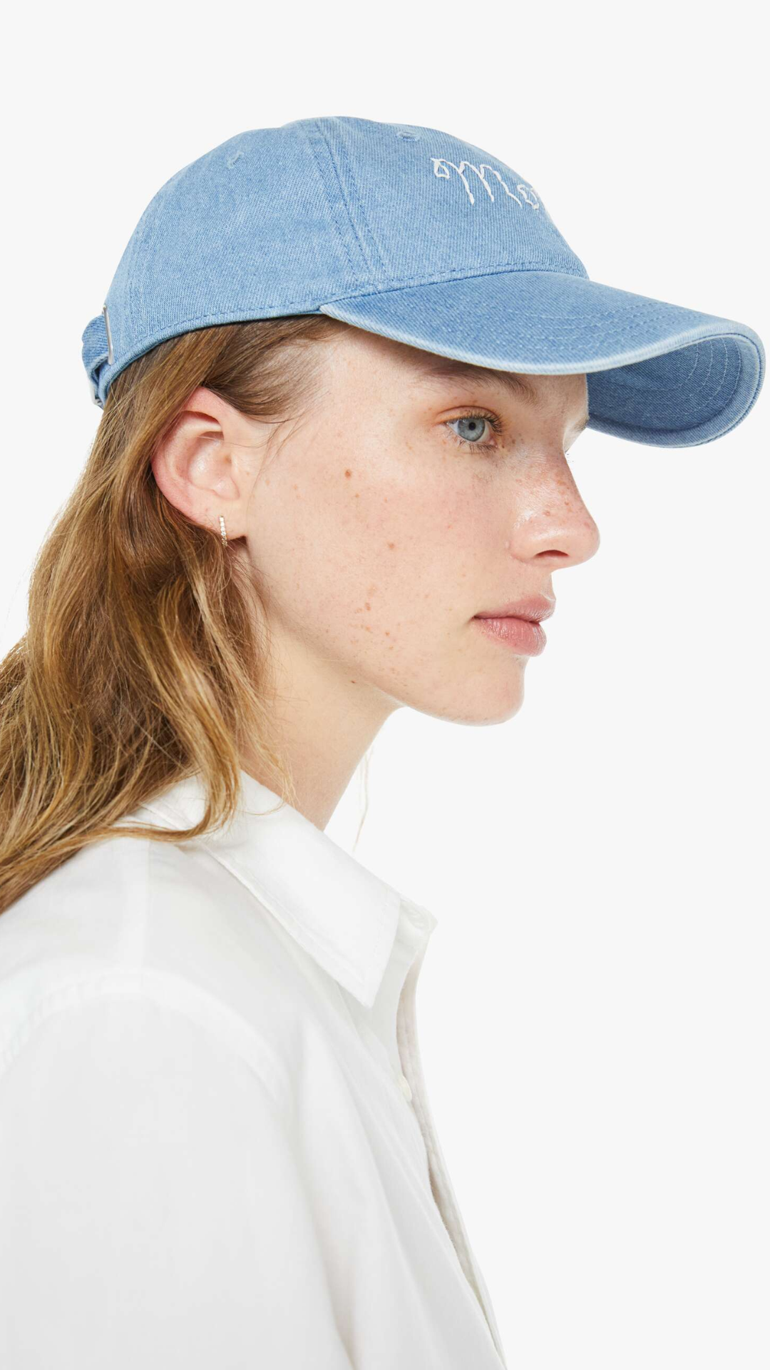 MOTHER Hats Off in Denim Baby Blue