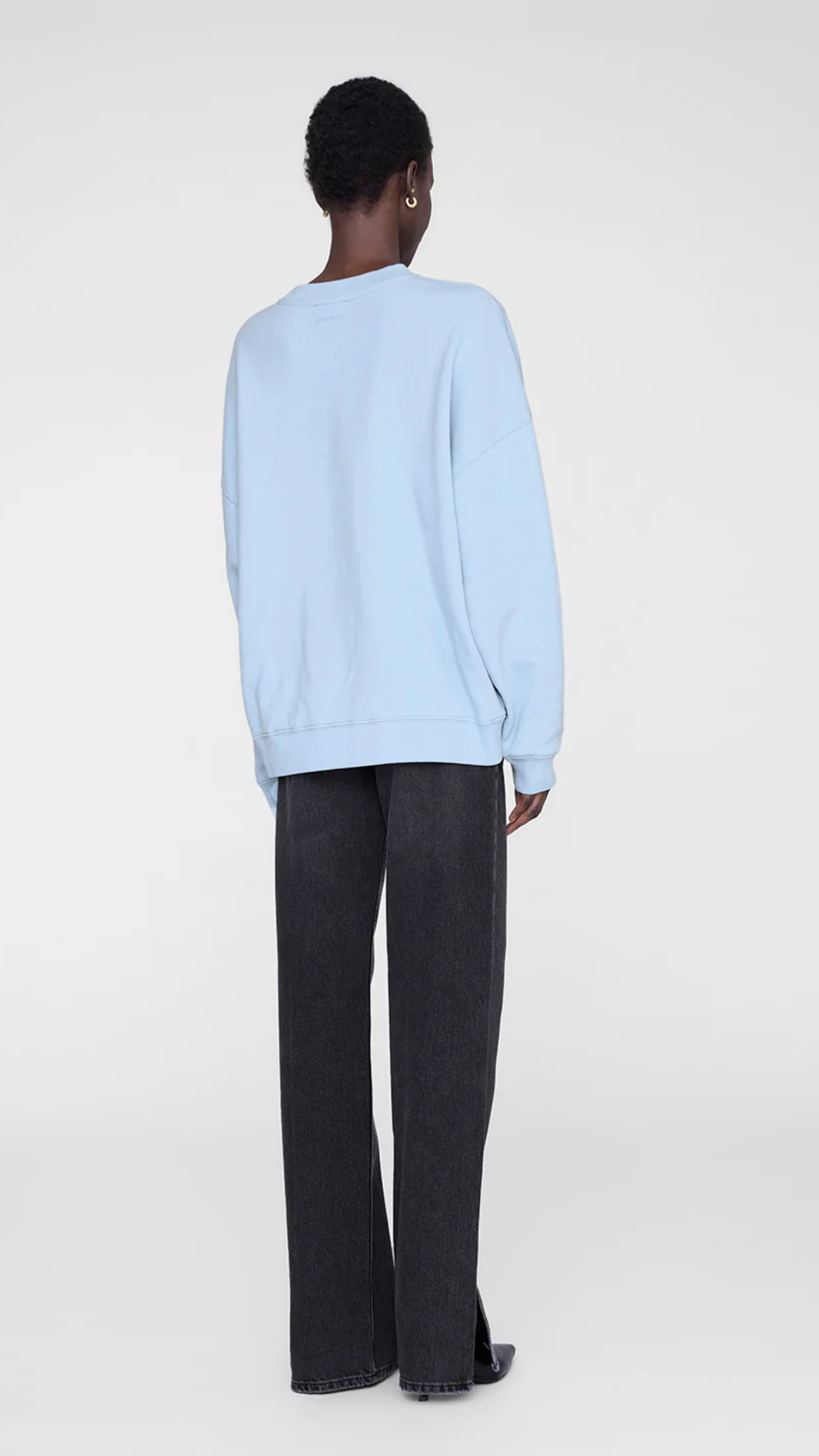 Anine Bing Miles Sweatshirt in Light Blue