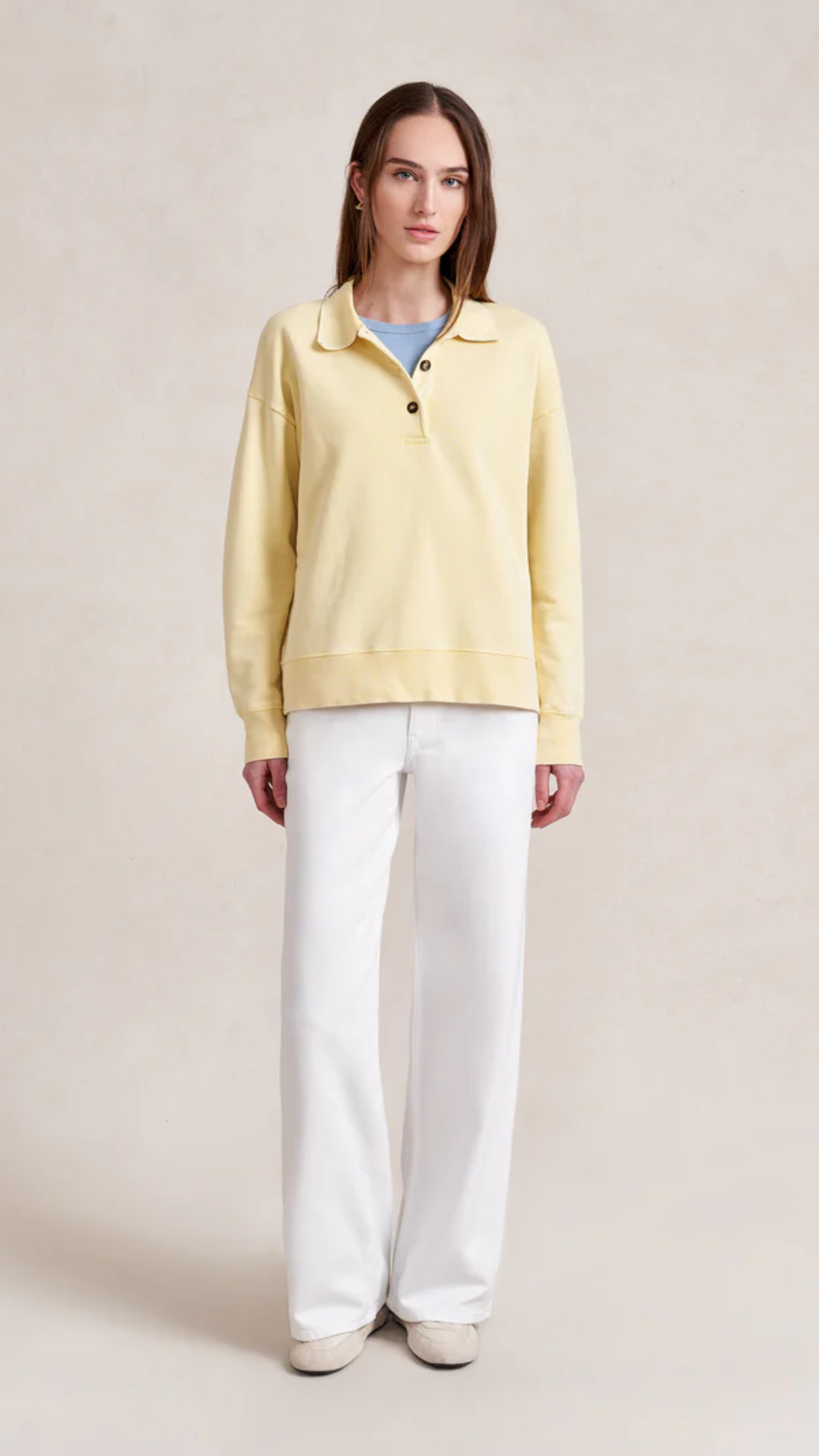 La Ligne Howard Polo in Butter