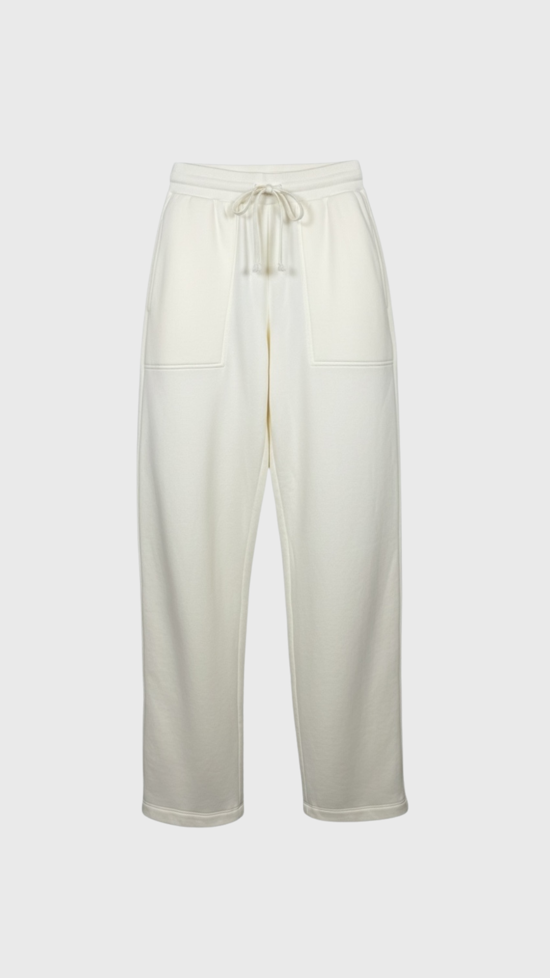 Ulla Johnson Calden Terry Pant in Creme