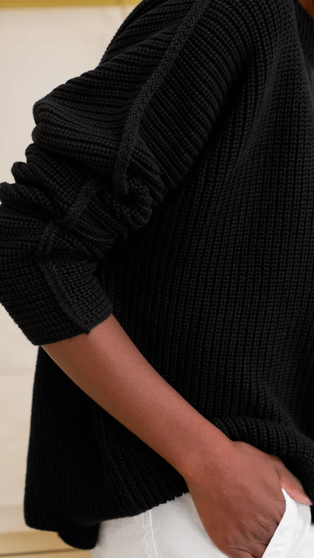 Frank & Eileen Montecito Sweater in Black