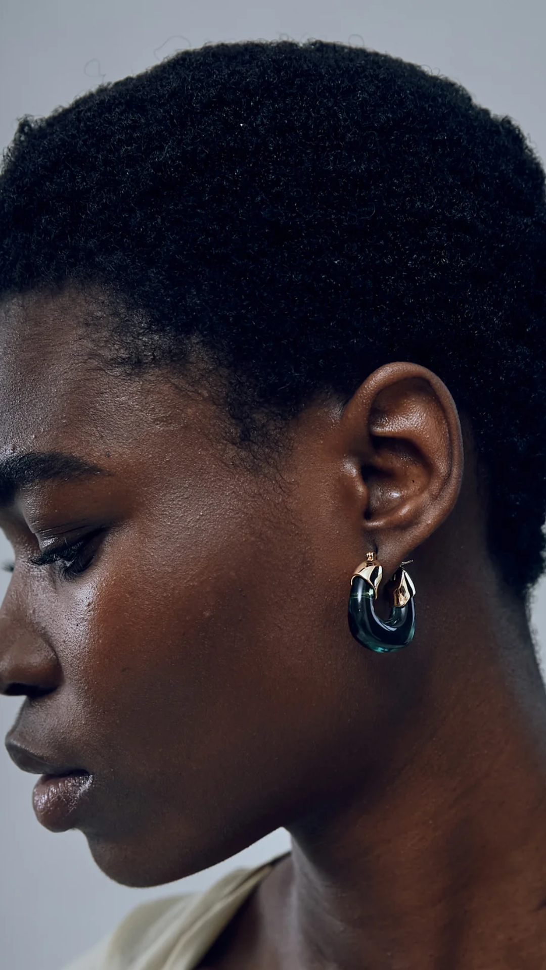 Lizzie Fortunato Mini Organic Hoops in Forest