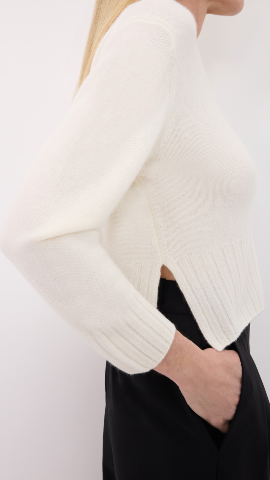 LouLou de Saison Mora LDS Cropped Sweater