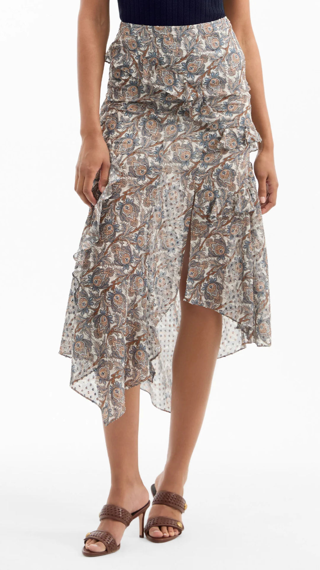 Veronica Beard Eleonora Skirt in Dove