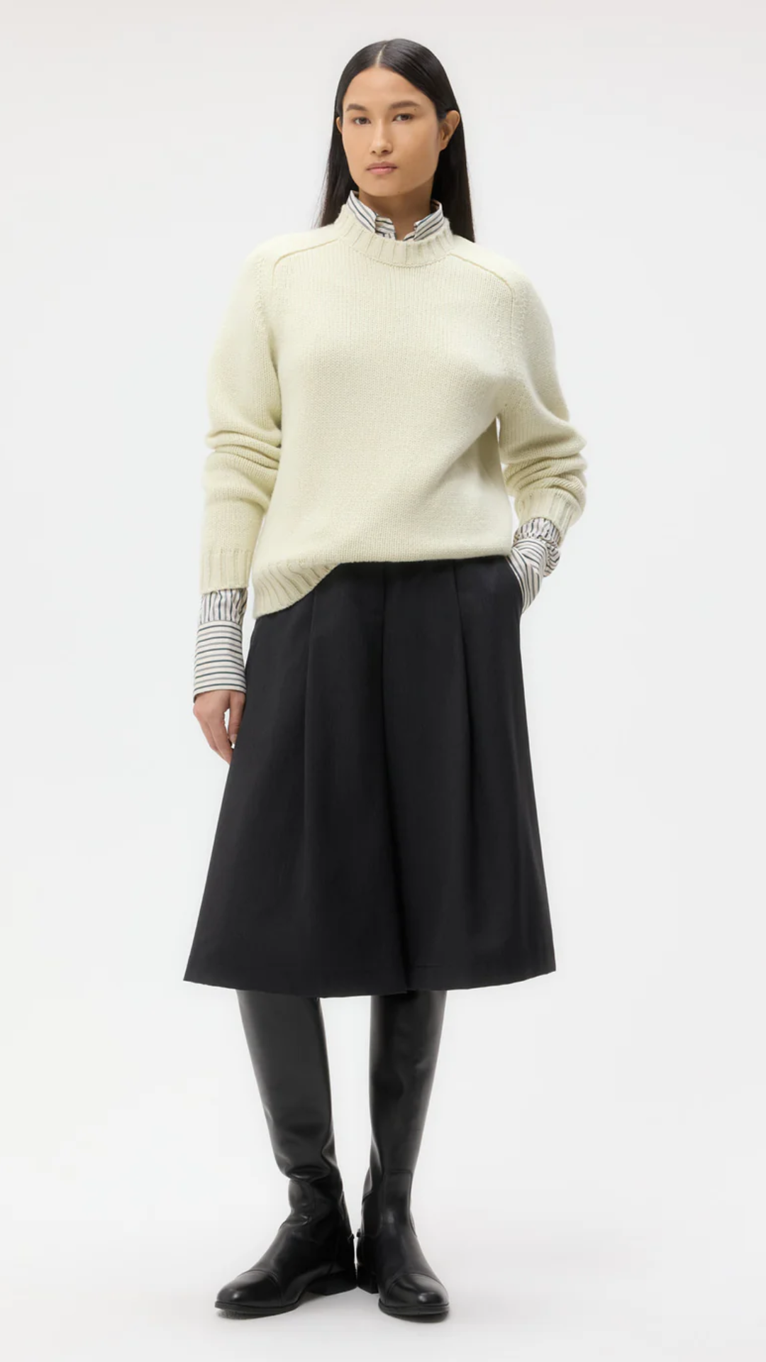 TWP New Jill Crewneck Sweater in Blush