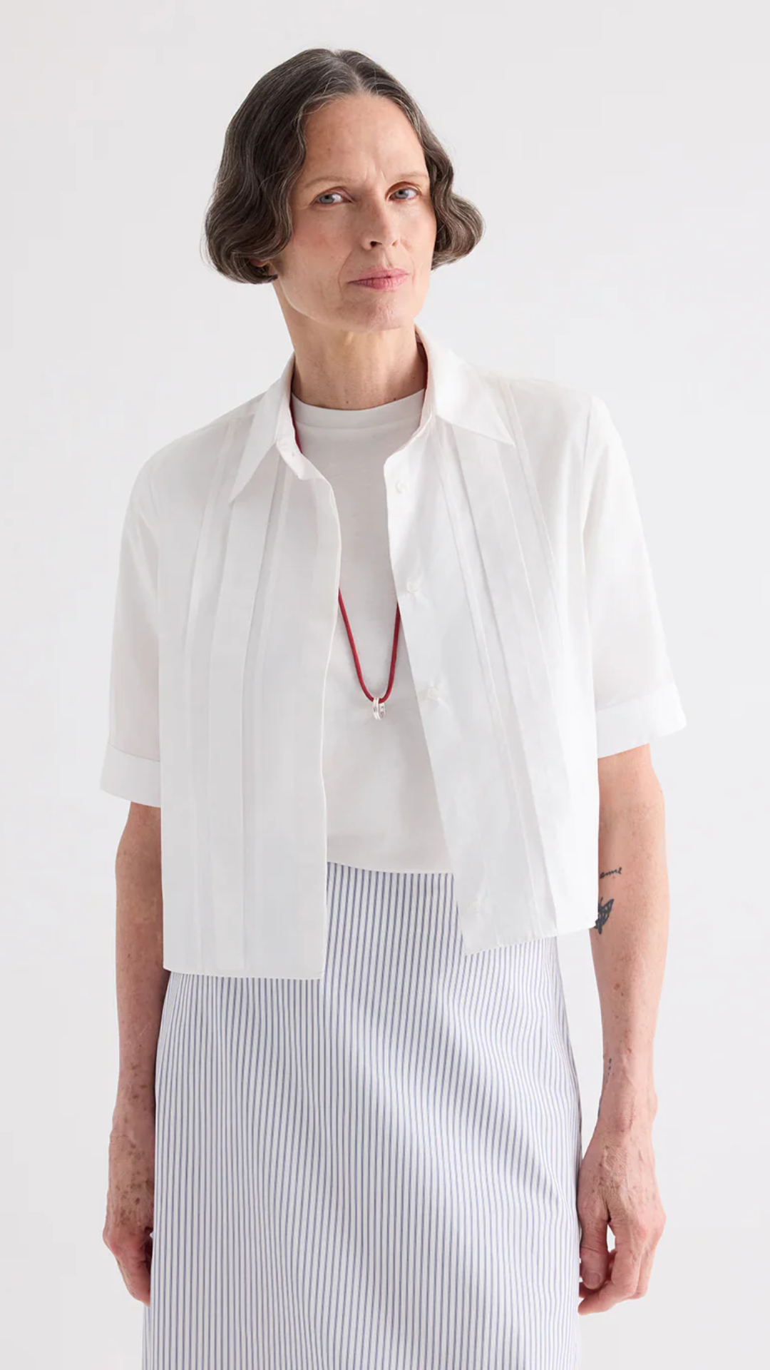 TWP Short Lived Placket Top