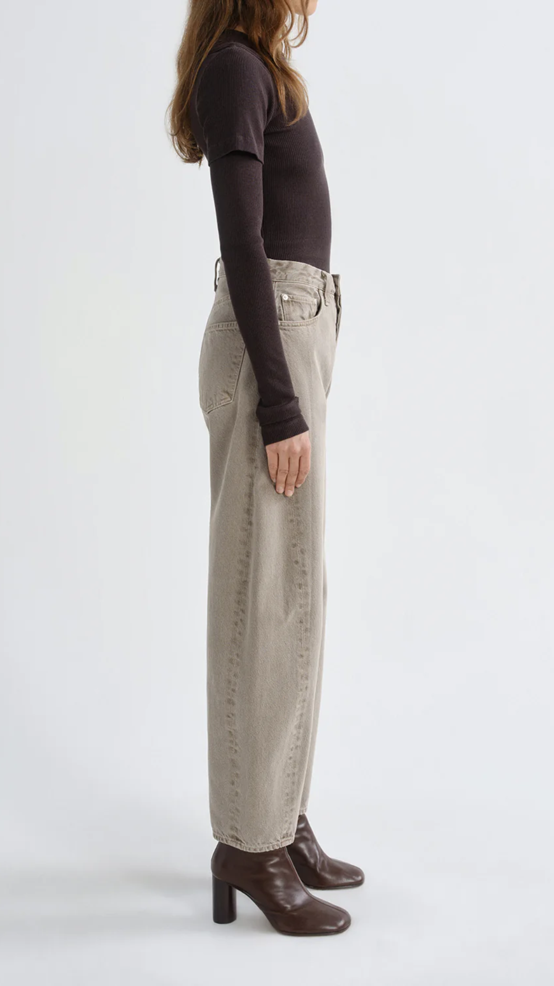 Agolde Luna Pieced Jean in Cedar