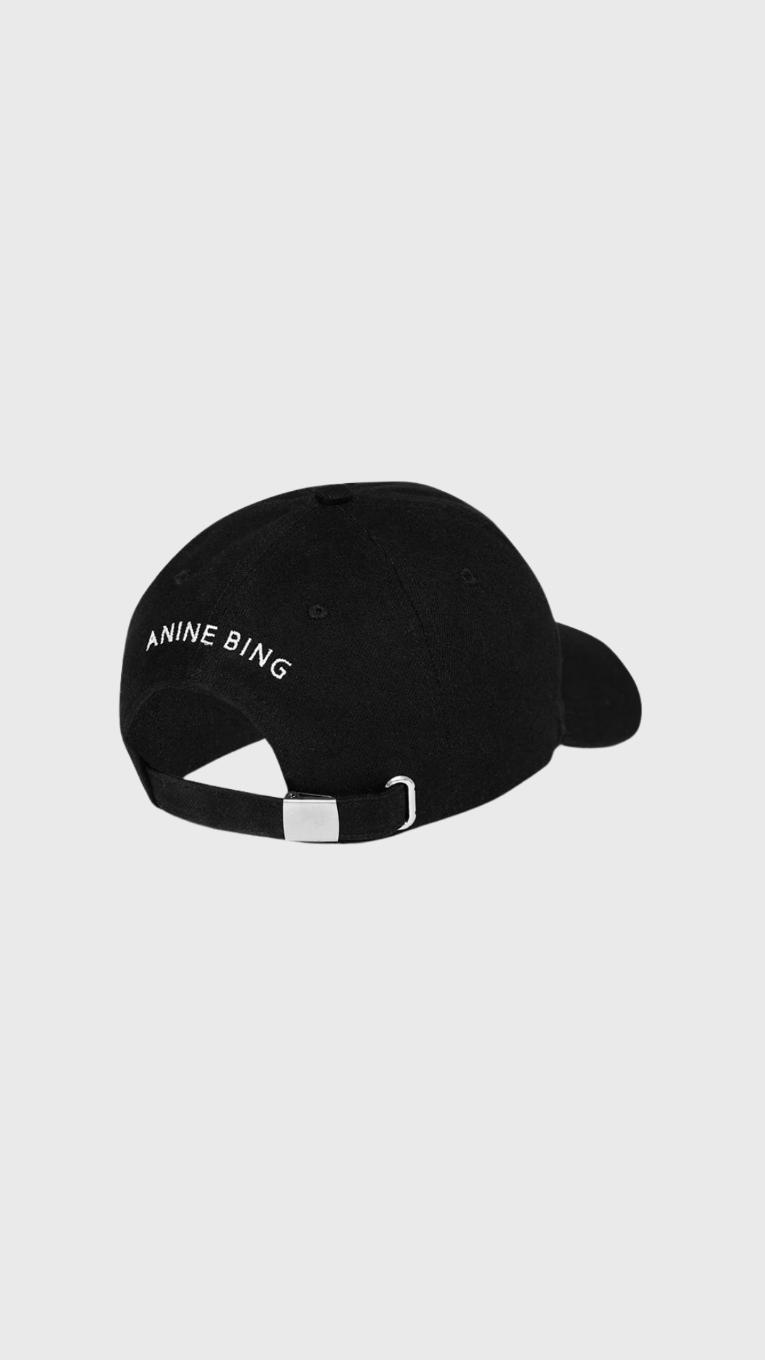 Anine Bing Jeremy Baseball Cap in Black