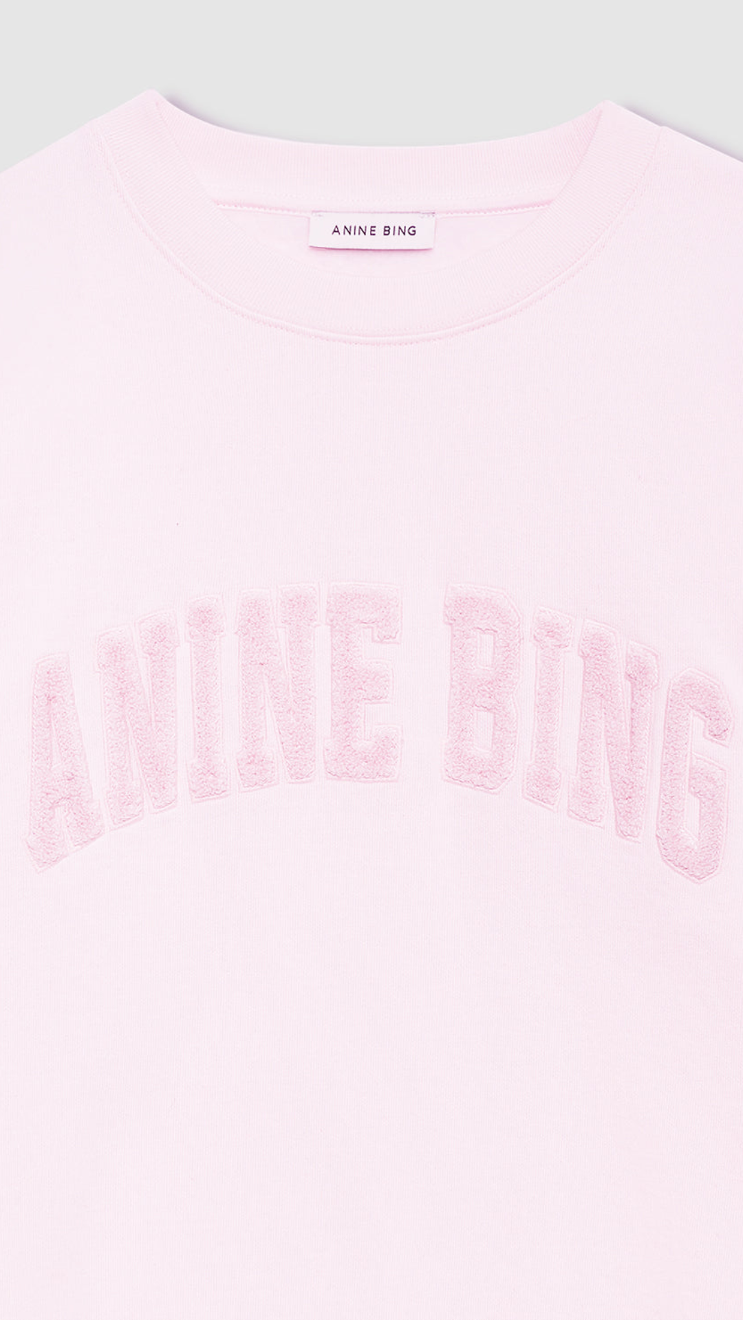 Anine Bing Spencer Sweatshirt in Pink