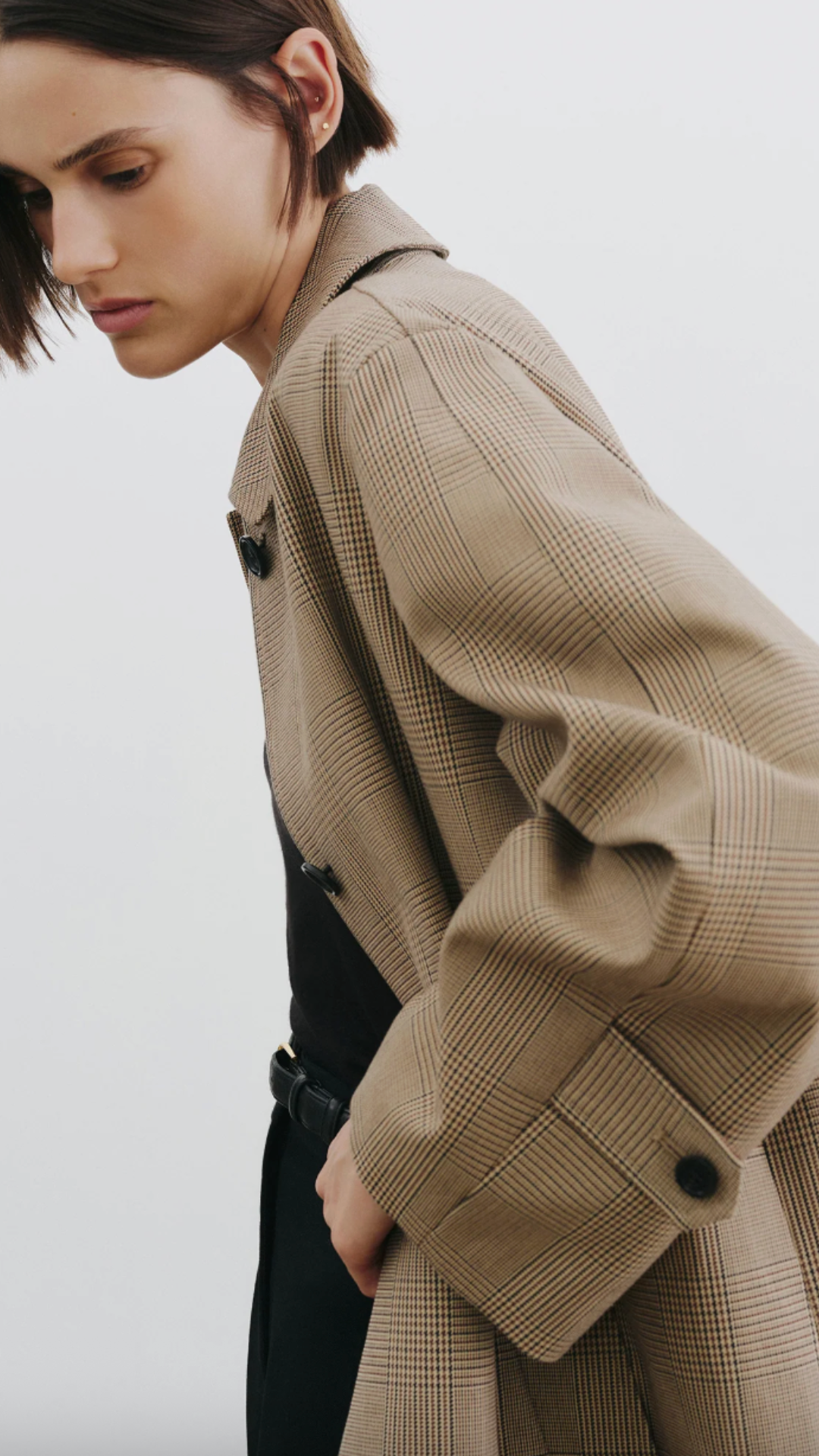 Nili Lotan Watson Duster Coat in Beige