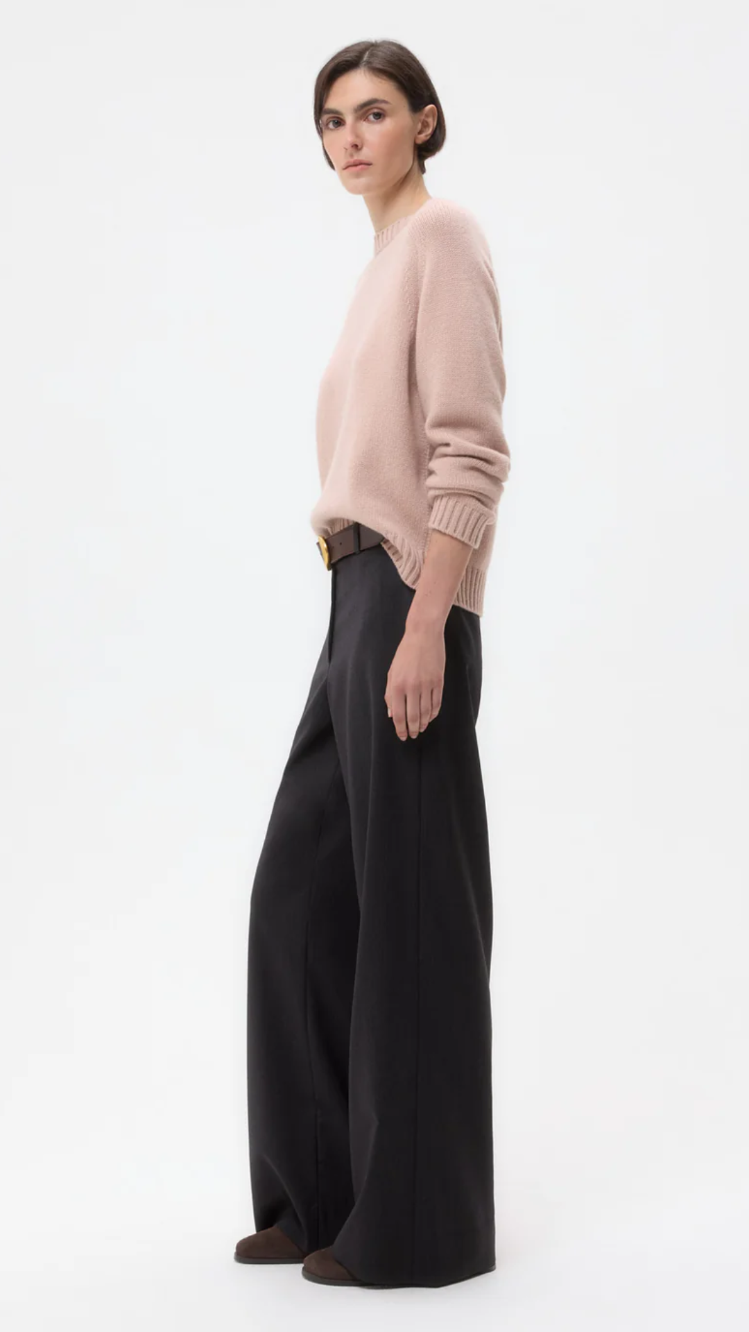TWP New Jill Crewneck Sweater in Blush