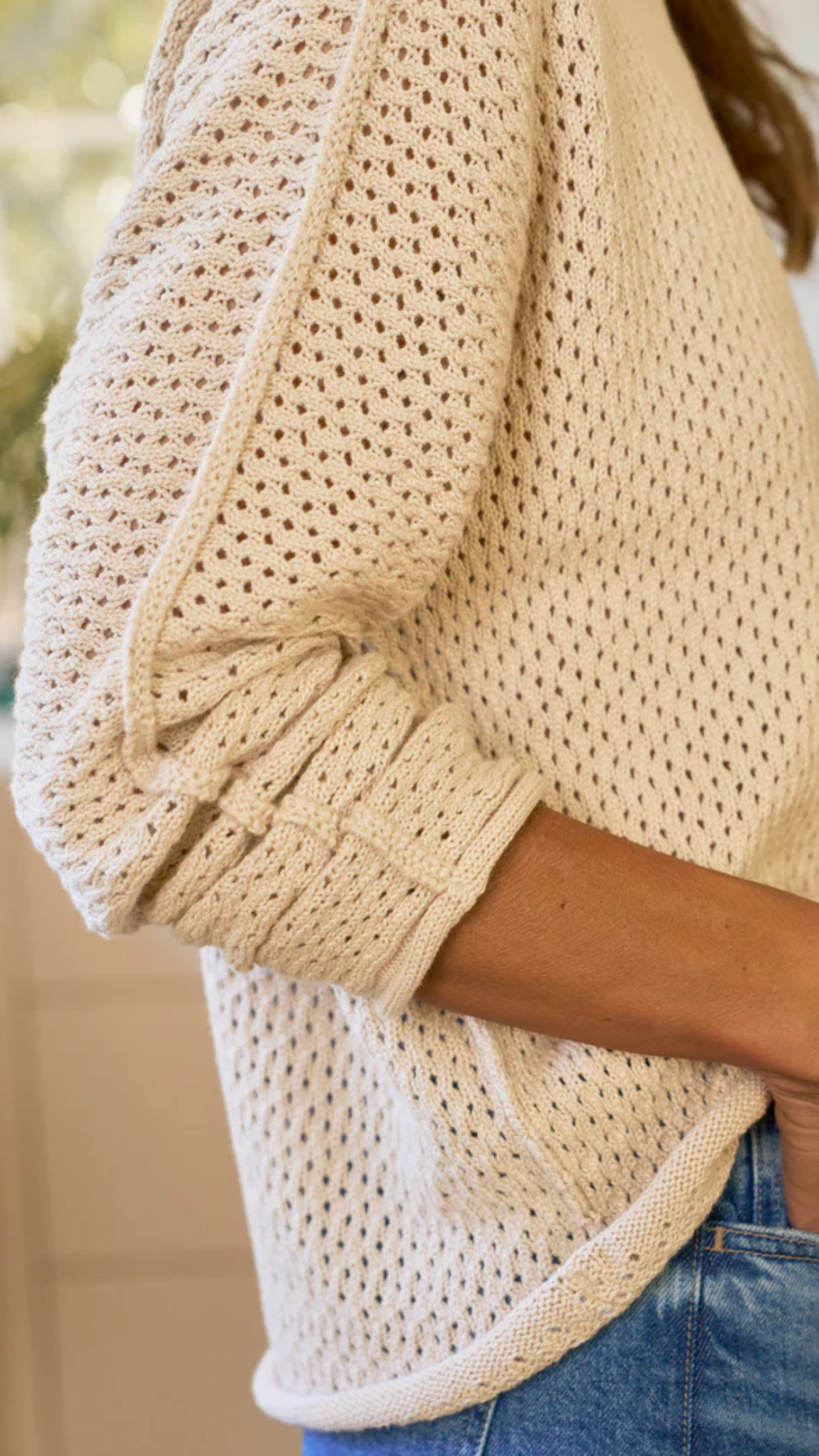 Frank & Eileen Monterey Pointelle Sweater