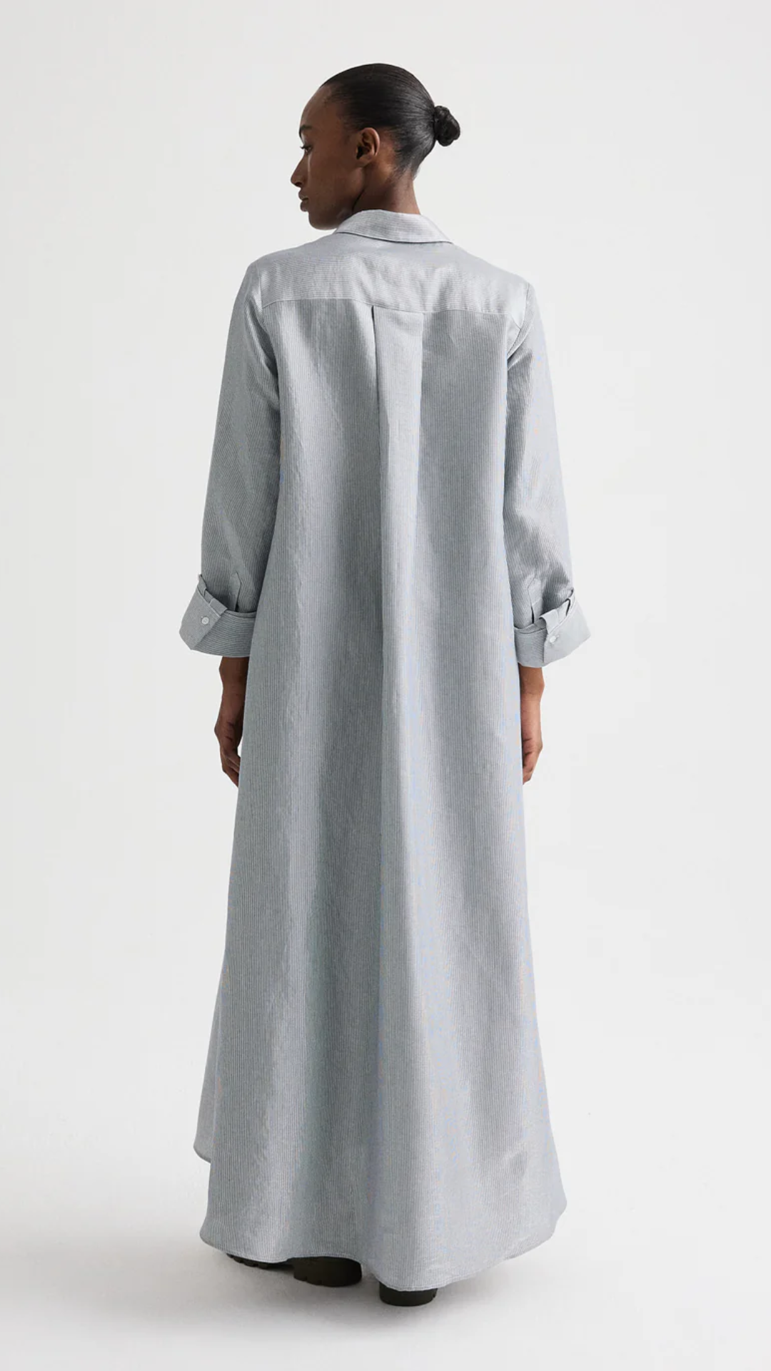 TWP Jenny's Gown in White/Blue