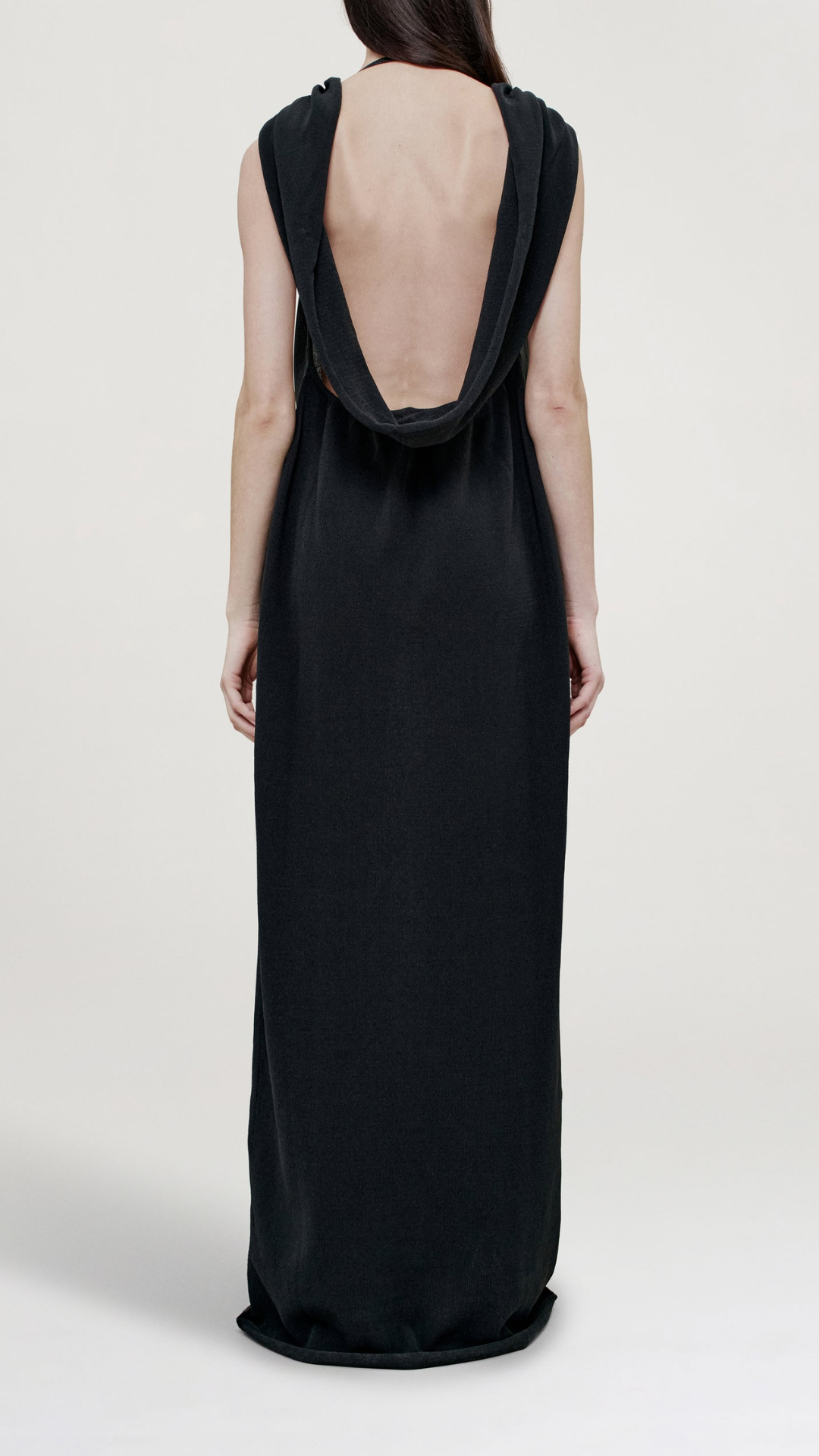 Kallmeyer Priya Cowl Neck Gown in Black