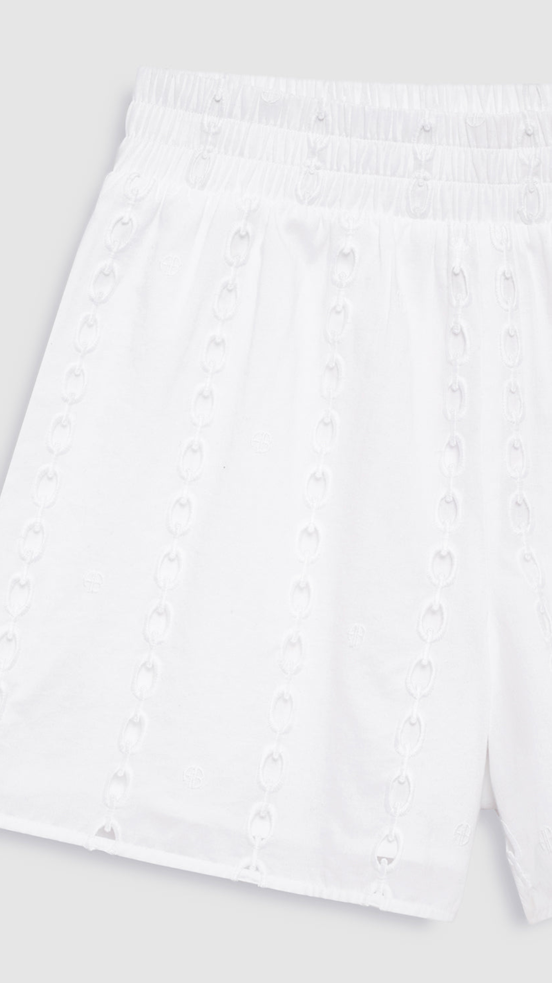 Anine Bing Kam Short in White