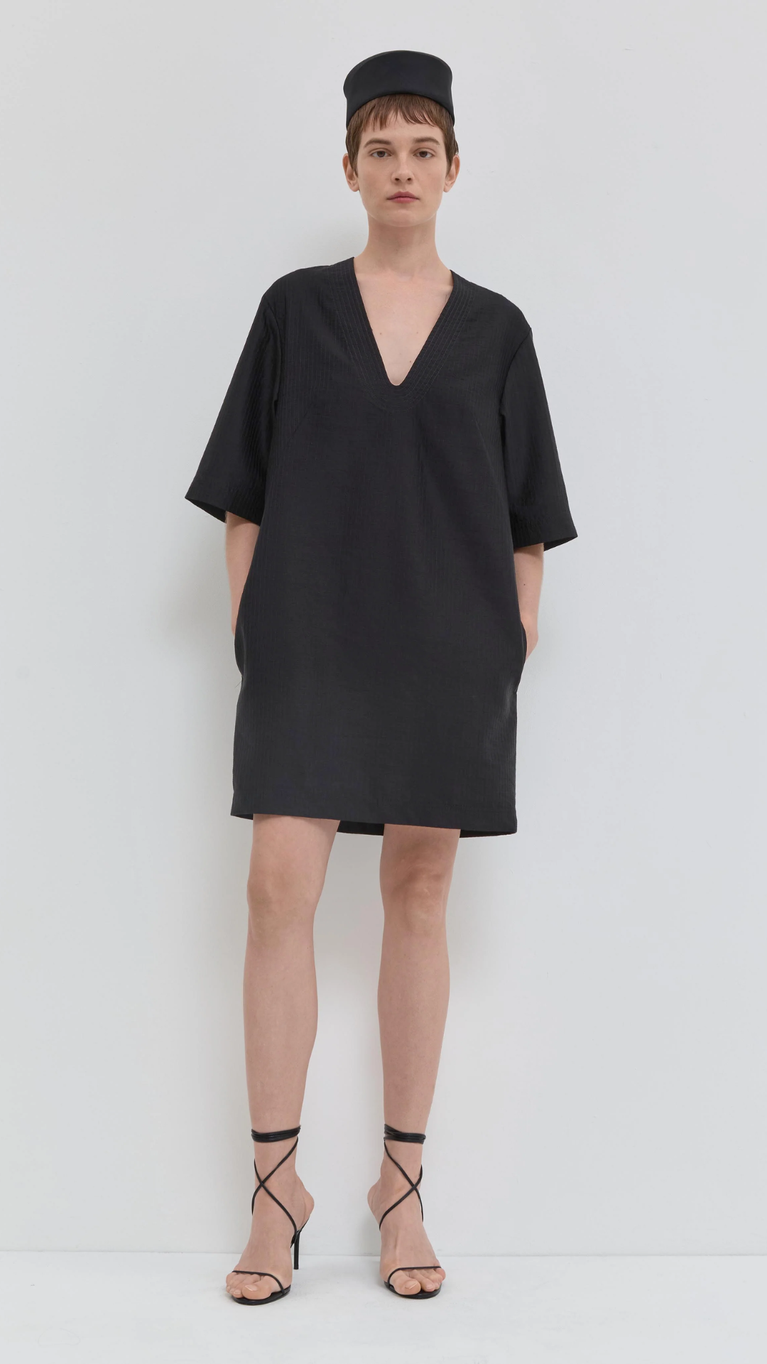 Christian Wijnants Dawis Mini Dress in Black