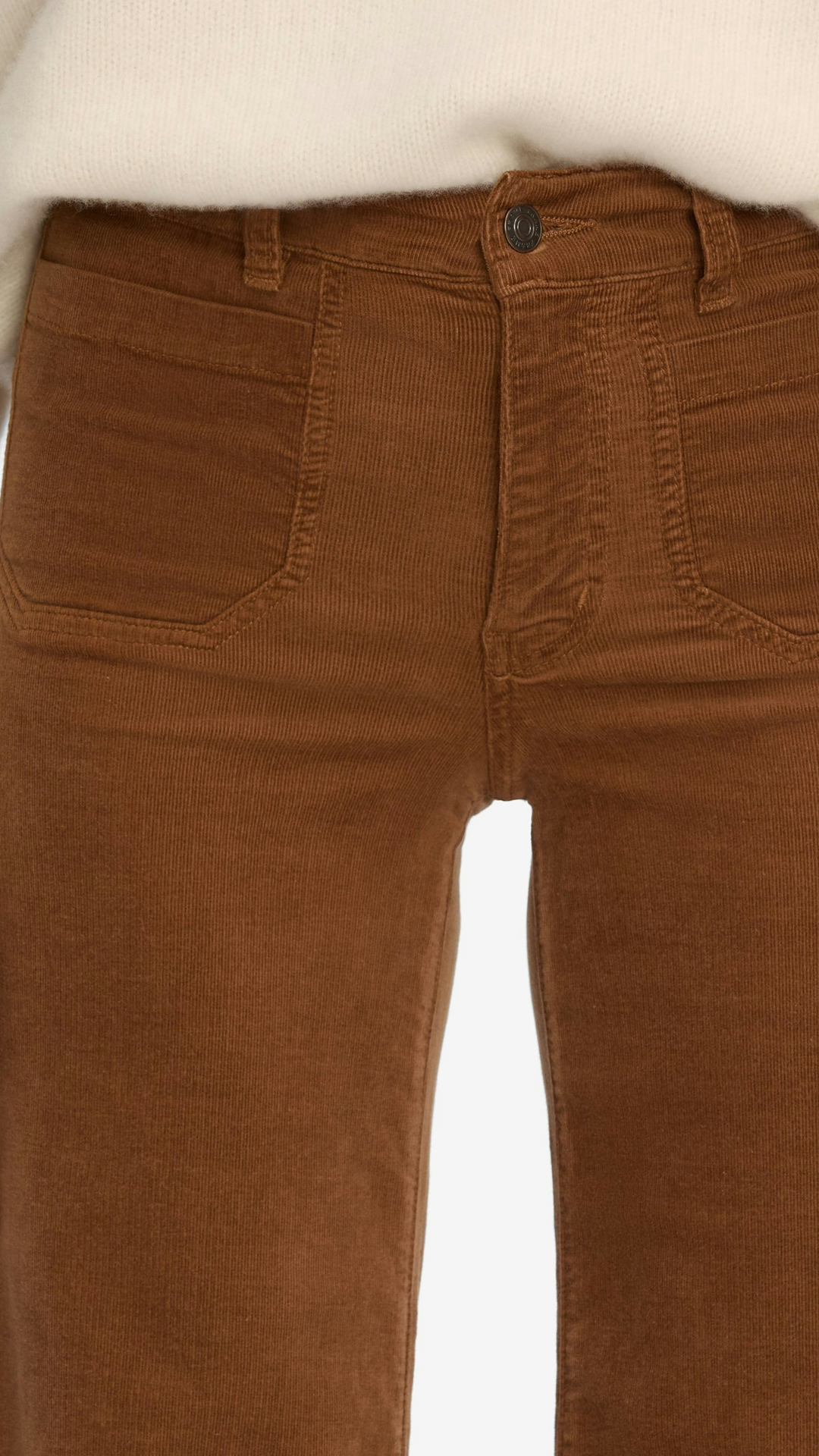 Frame Le Slim Palazzo Modernist Pocket Jean in Maplebrown