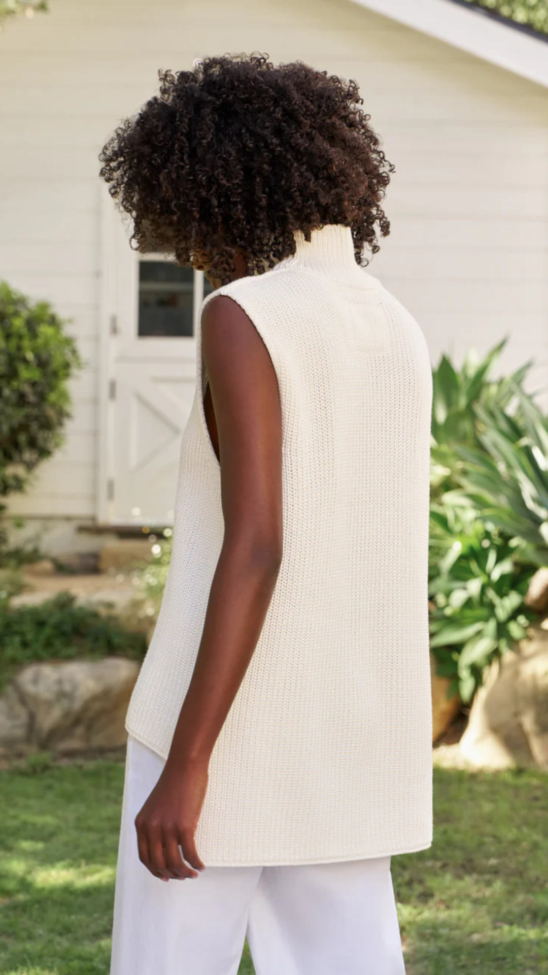 Frank & Eileen Montecito Tank in Ivory