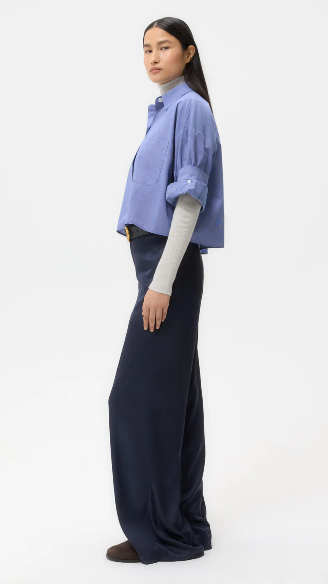 TWP Next Ex Top in White/Navy