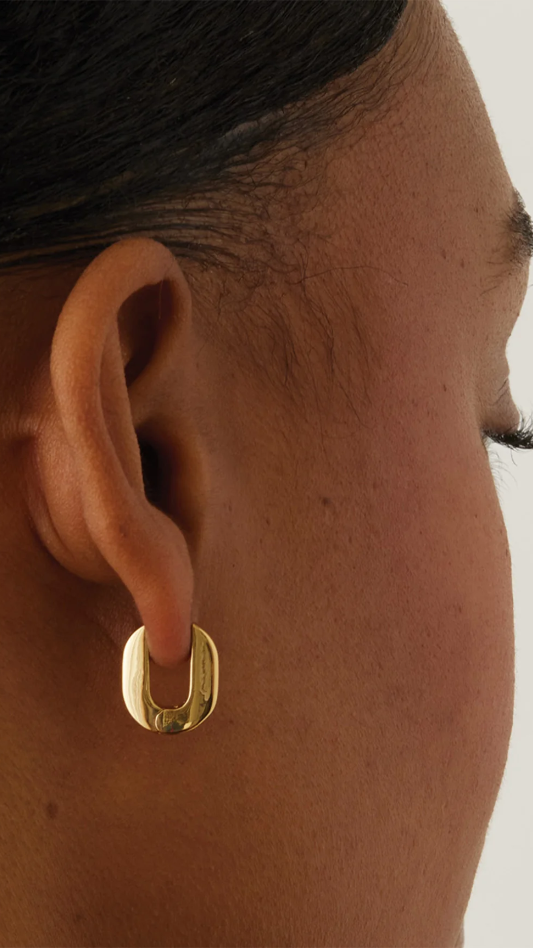 Jenny Bird Teeni Toni Huggie Earrings in Gold