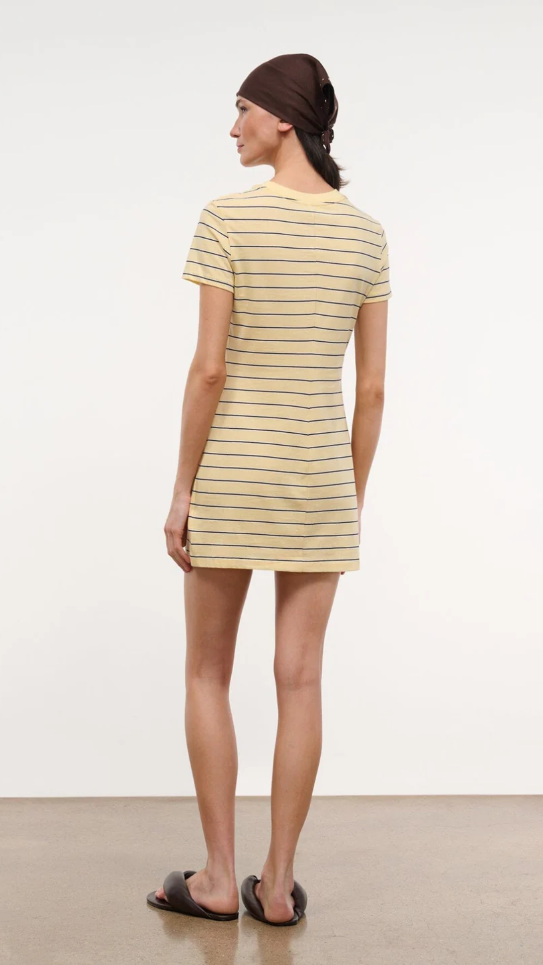 Staud Wade Dress in Monday Stripe