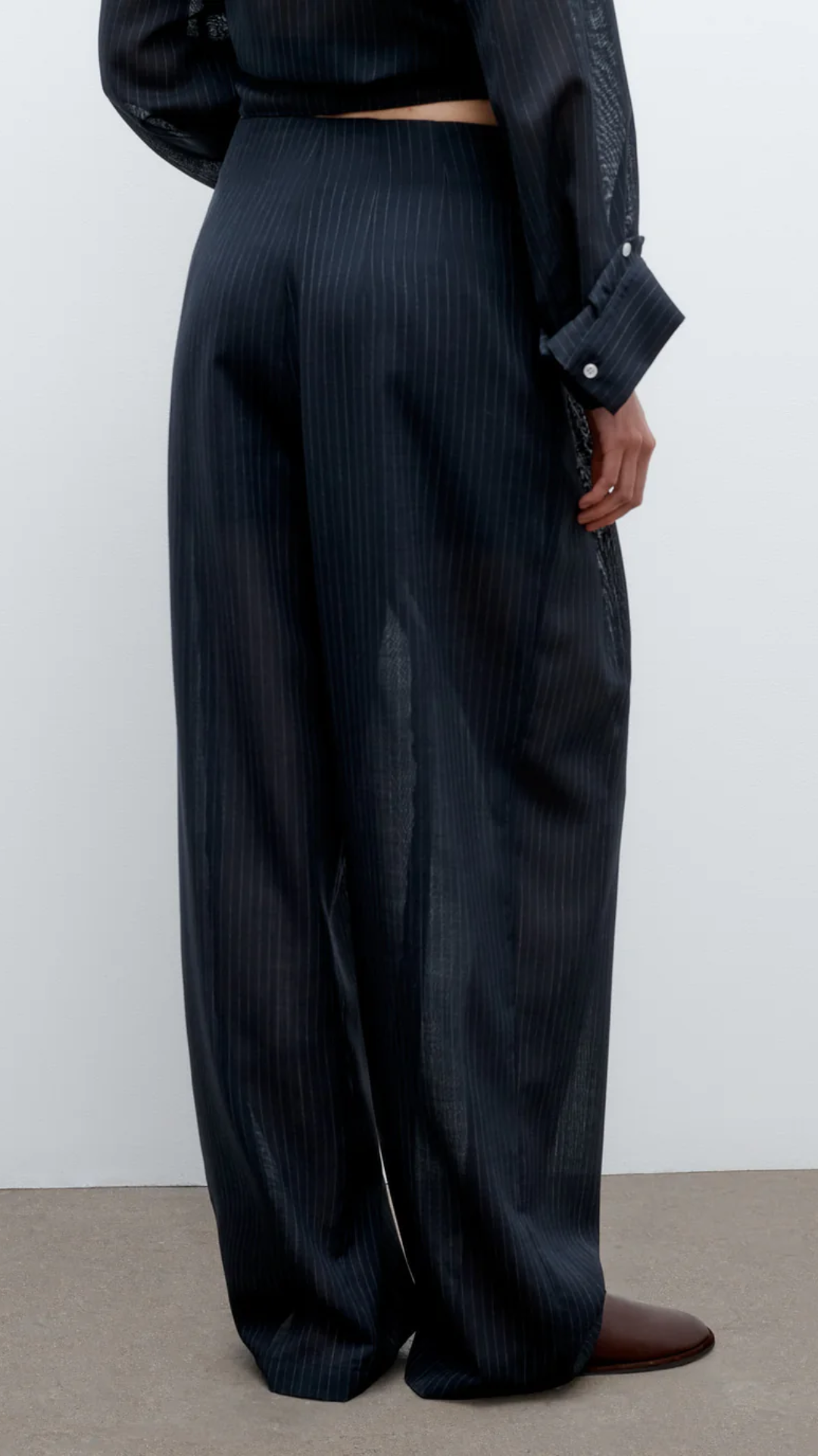 TWP Carries Trouser in Midnight