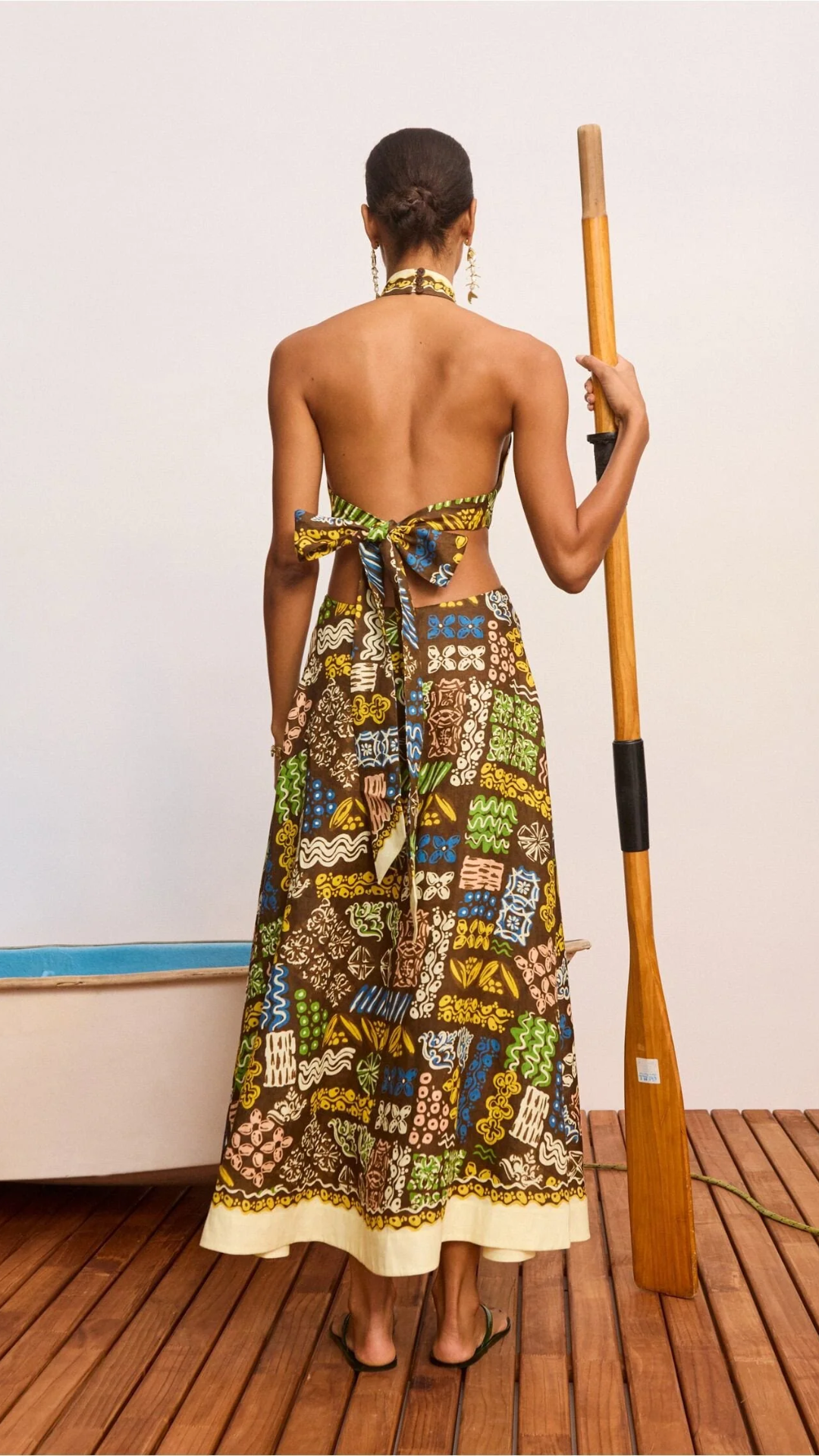 ALÉMAIS Minnie Midi Dress in Multi