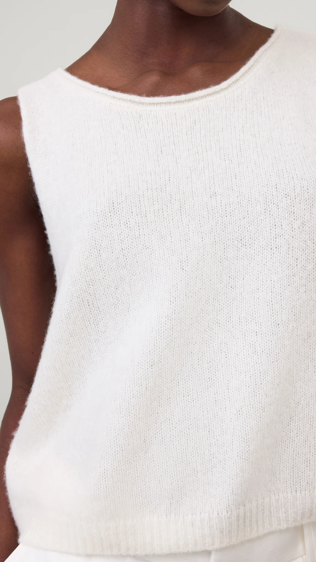 Lisa Yang Devine Vest in Cream